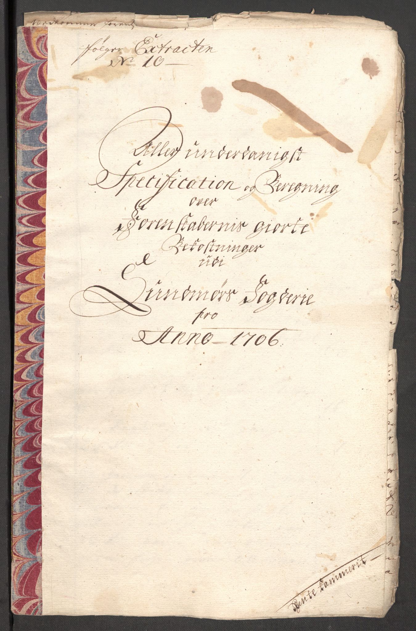 Rentekammeret inntil 1814, Reviderte regnskaper, Fogderegnskap, RA/EA-4092/R54/L3561: Fogderegnskap Sunnmøre, 1706-1707, p. 162