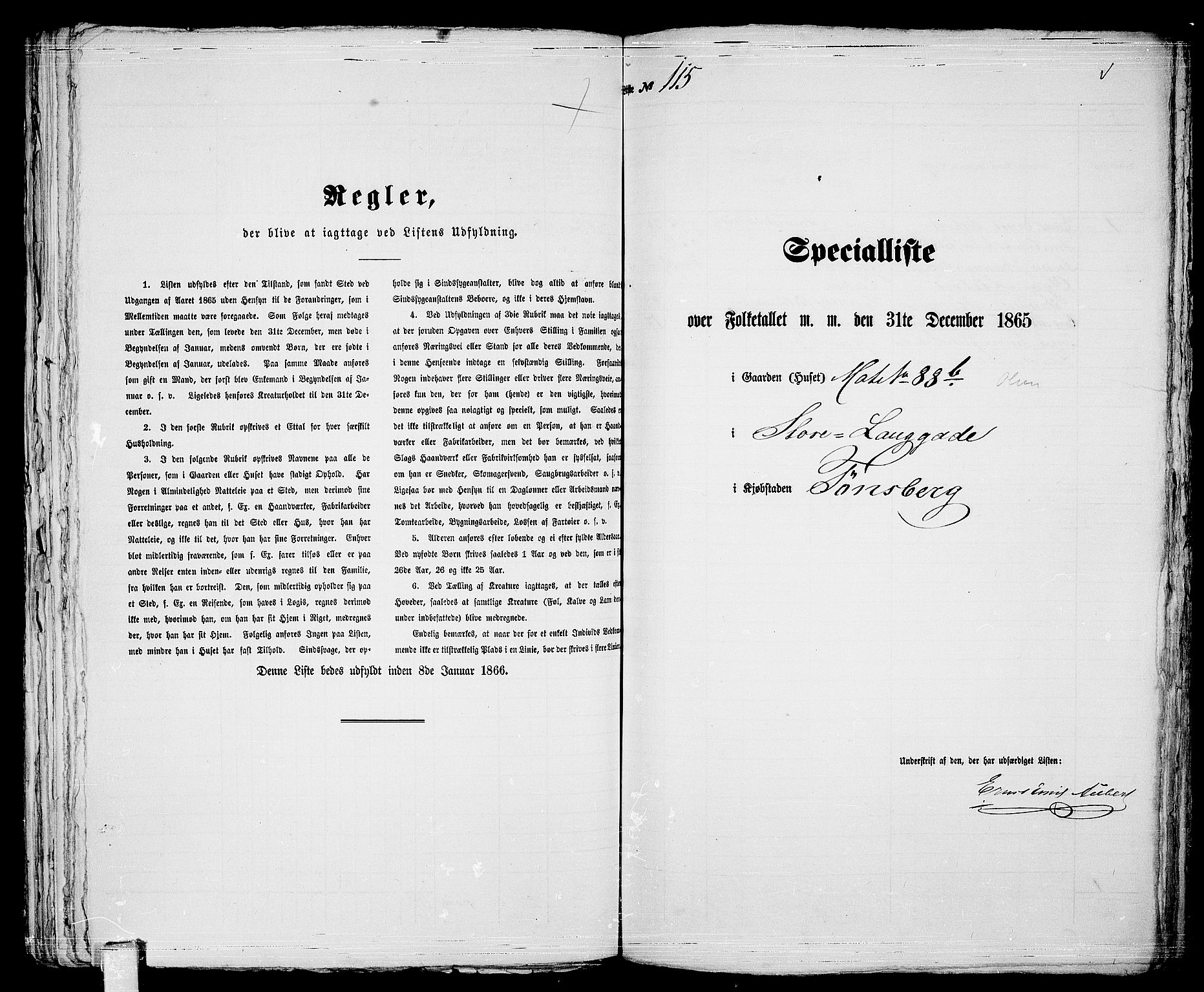 RA, 1865 census for Tønsberg, 1865, p. 252