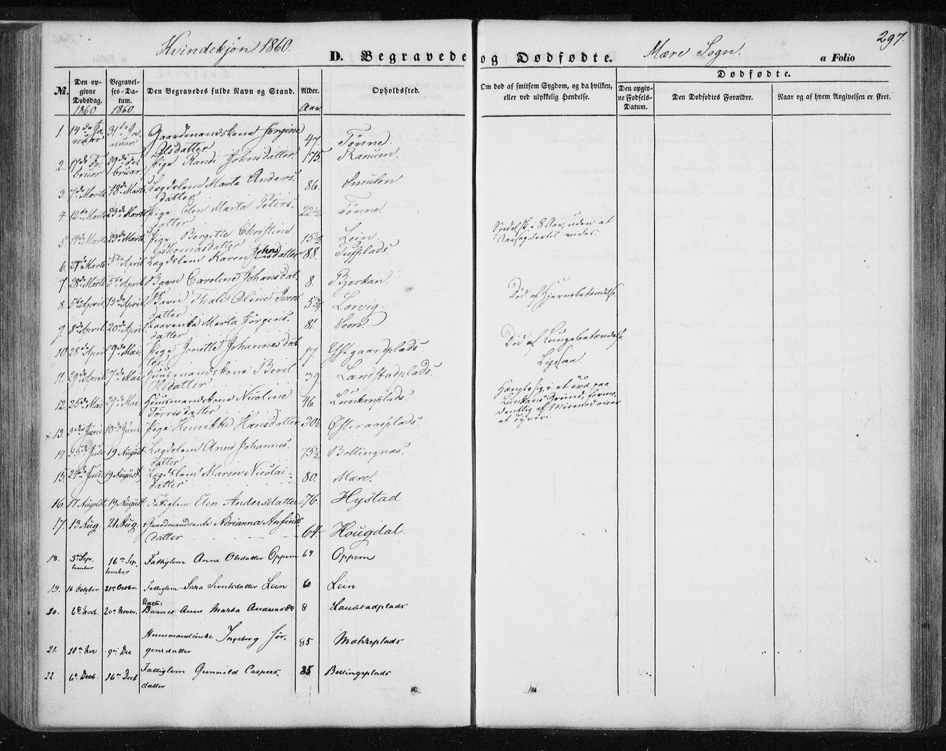 Ministerialprotokoller, klokkerbøker og fødselsregistre - Nord-Trøndelag, SAT/A-1458/735/L0342: Parish register (official) no. 735A07 /1, 1849-1862, p. 297
