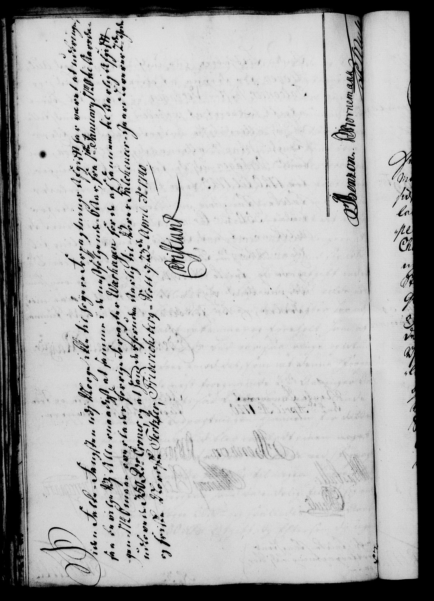 Rentekammeret, Kammerkanselliet, AV/RA-EA-3111/G/Gf/Gfa/L0023: Norsk relasjons- og resolusjonsprotokoll (merket RK 52.23), 1740, p. 309