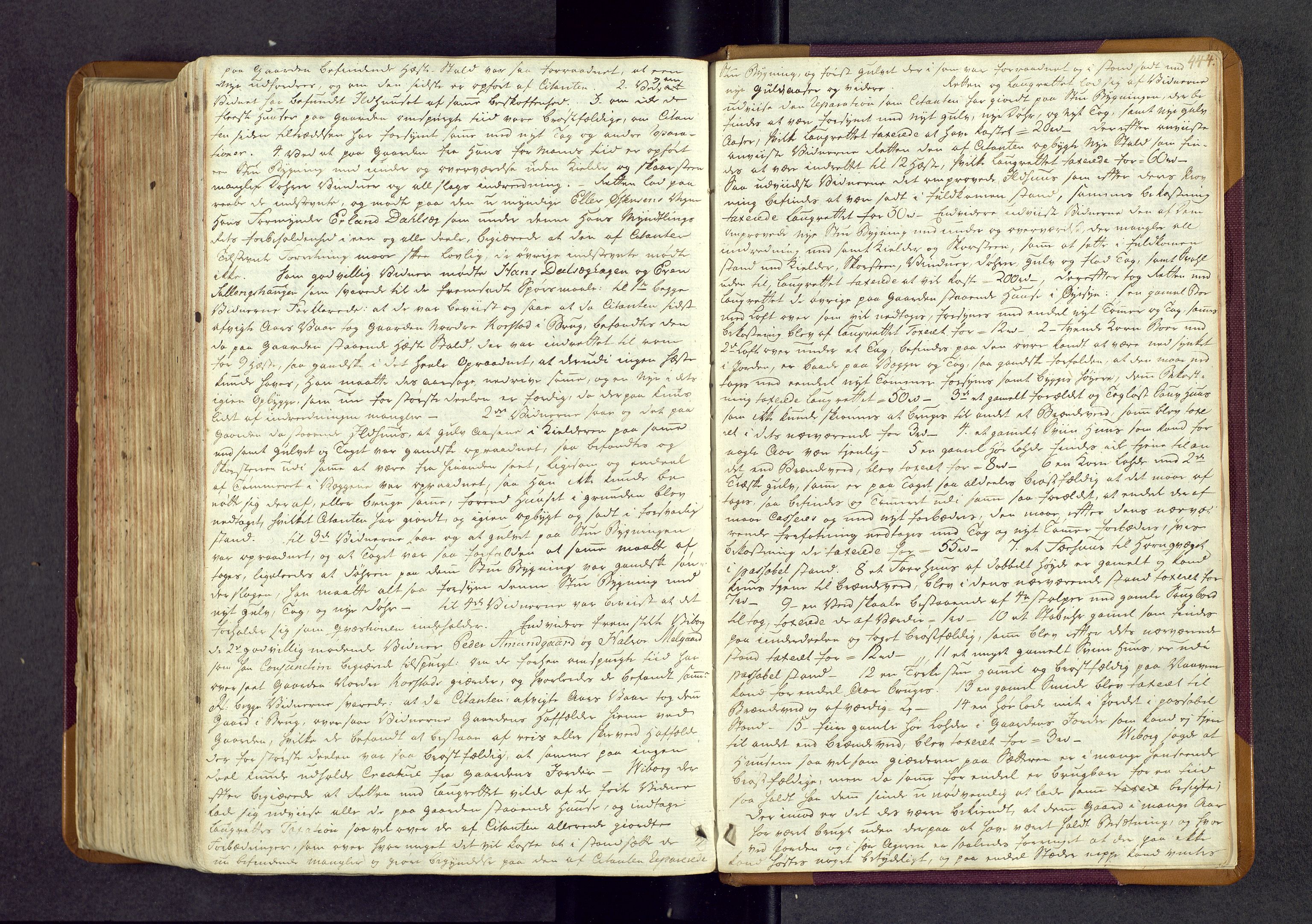 Sør-Gudbrandsdal tingrett, AV/SAH-TING-004/G/Gc/L0002: Ekstrarettsprotokoll, 1790-1805, p. 443b-444a