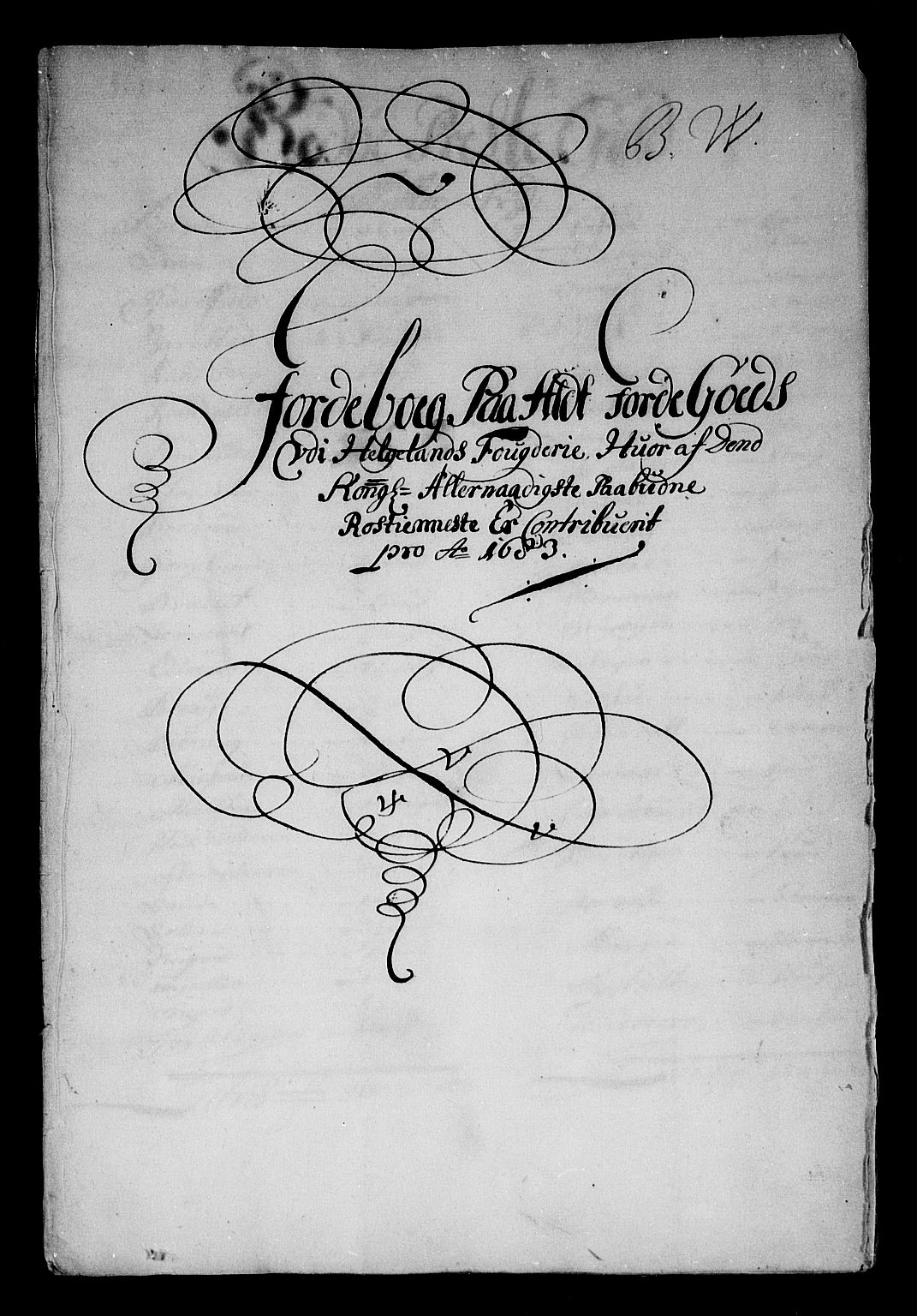 Rentekammeret inntil 1814, Reviderte regnskaper, Stiftamtstueregnskaper, Trondheim stiftamt og Nordland amt, AV/RA-EA-6044/R/Rg/L0074: Trondheim stiftamt og Nordland amt, 1683