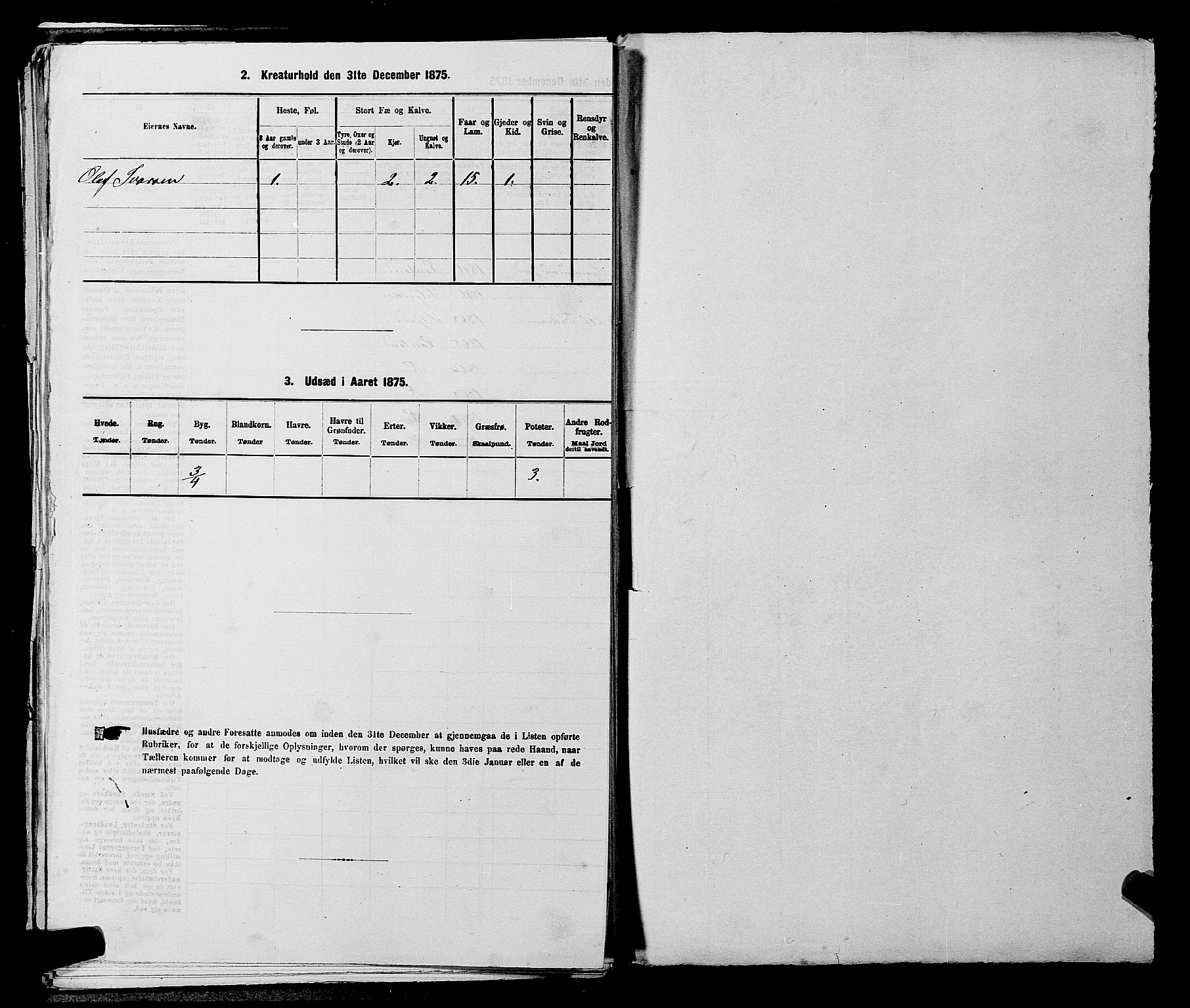 SAKO, 1875 census for 0835P Rauland, 1875, p. 94