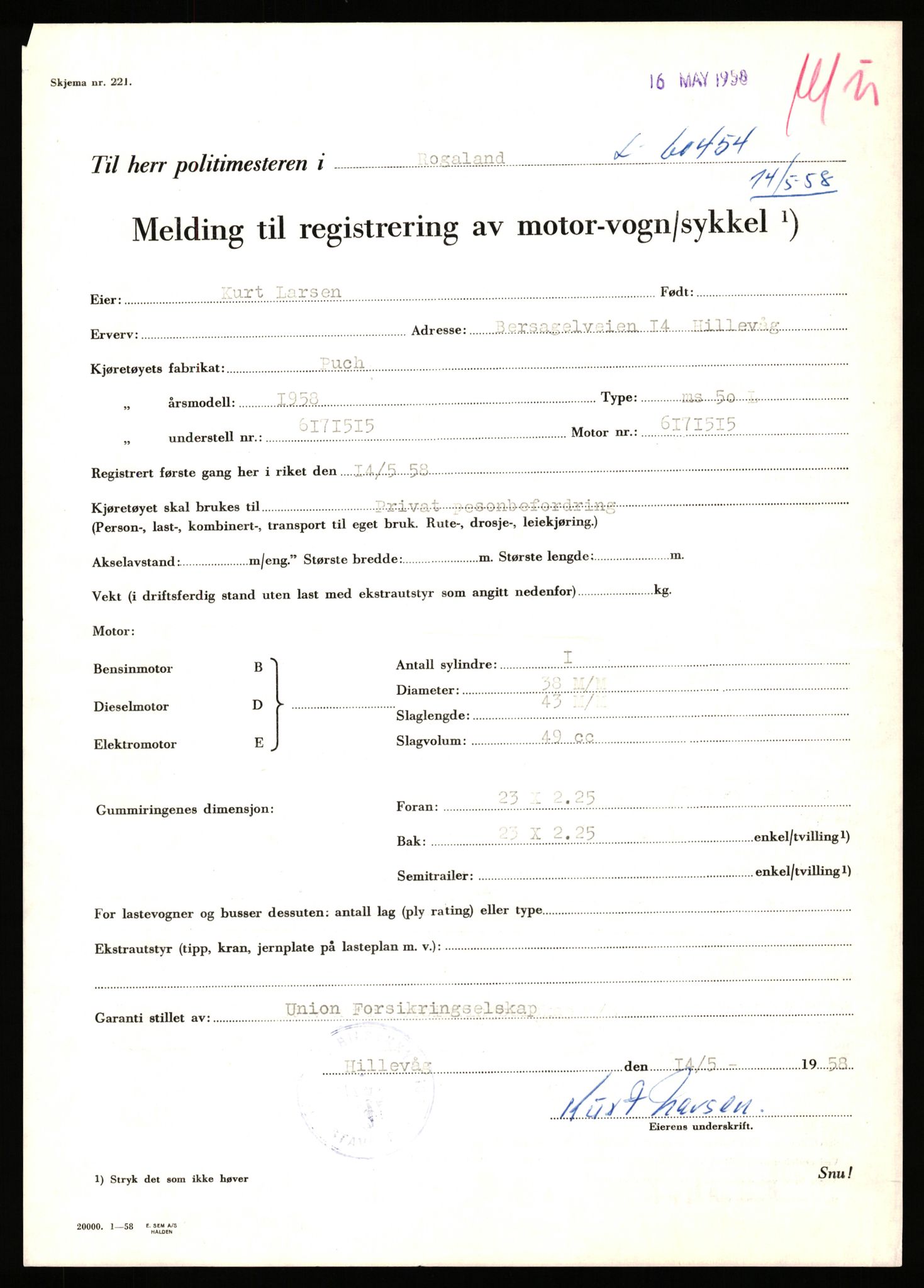 Stavanger trafikkstasjon, AV/SAST-A-101942/0/F/L0059: L-60000 - L-60699, 1930-1971, p. 1335