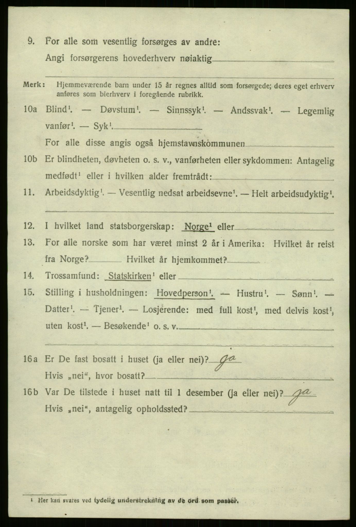 SAB, 1920 census for Naustdal, 1920, p. 5344