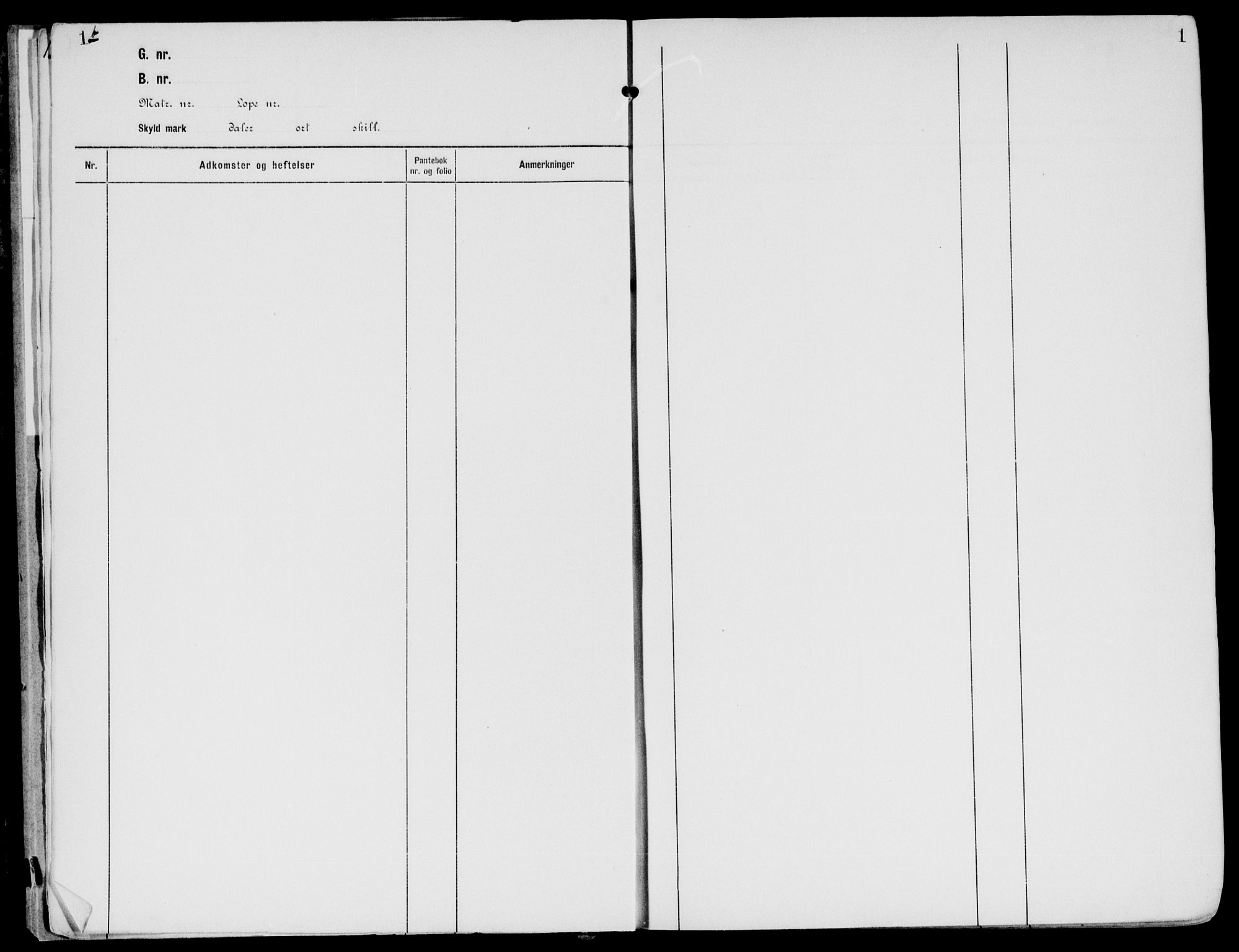 Sør-Østerdal sorenskriveri, SAH/TING-018/H/Ha/Haa/L0021: Mortgage register no. 3, 1922-1954, p. 1