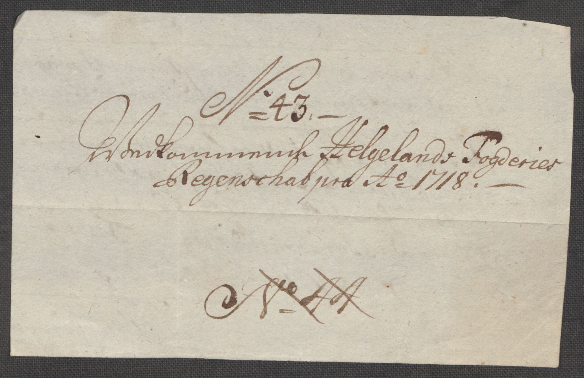 Rentekammeret inntil 1814, Reviderte regnskaper, Fogderegnskap, RA/EA-4092/R65/L4516: Fogderegnskap Helgeland, 1718, p. 285
