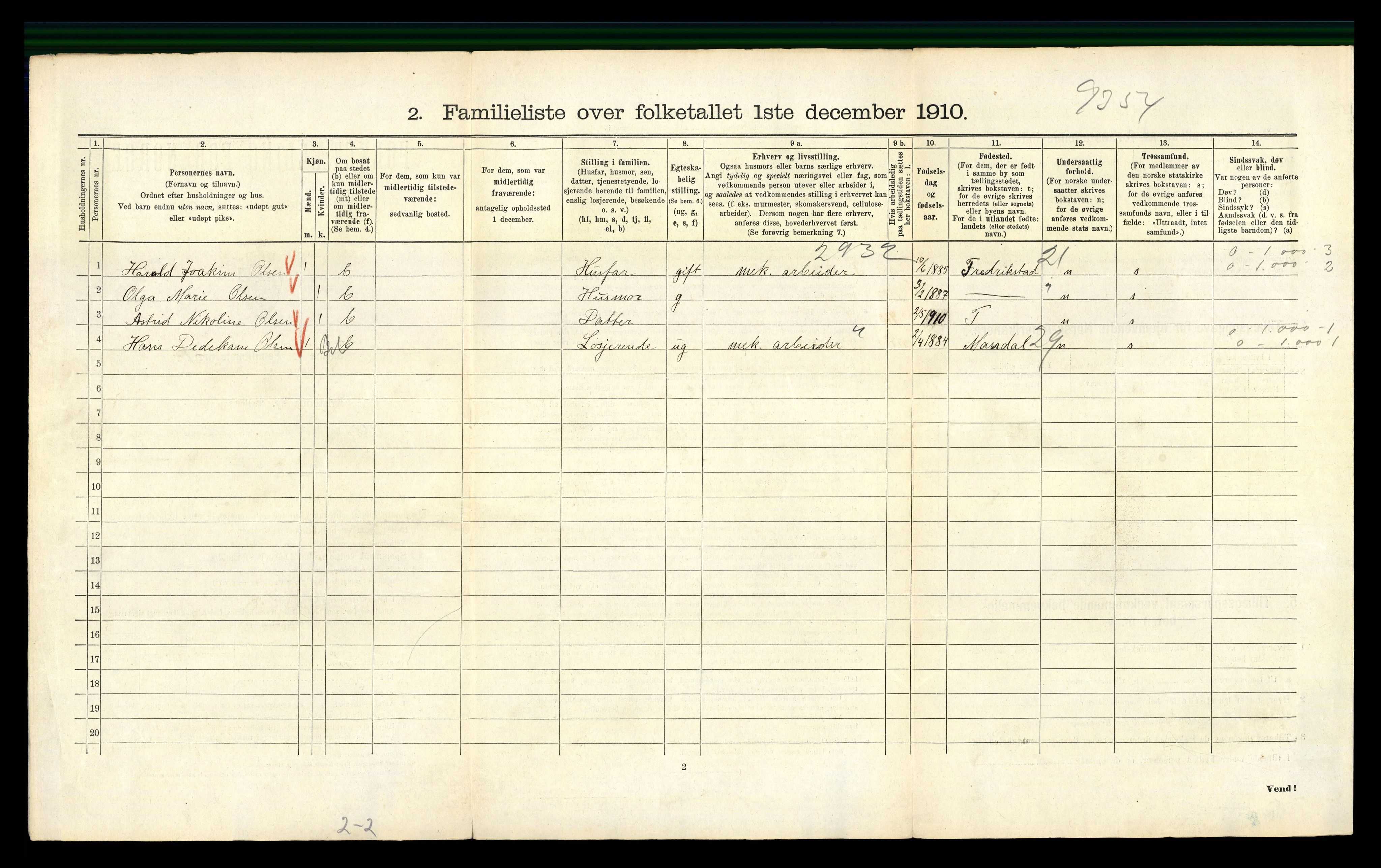 RA, 1910 census for Kristiania, 1910, p. 73416