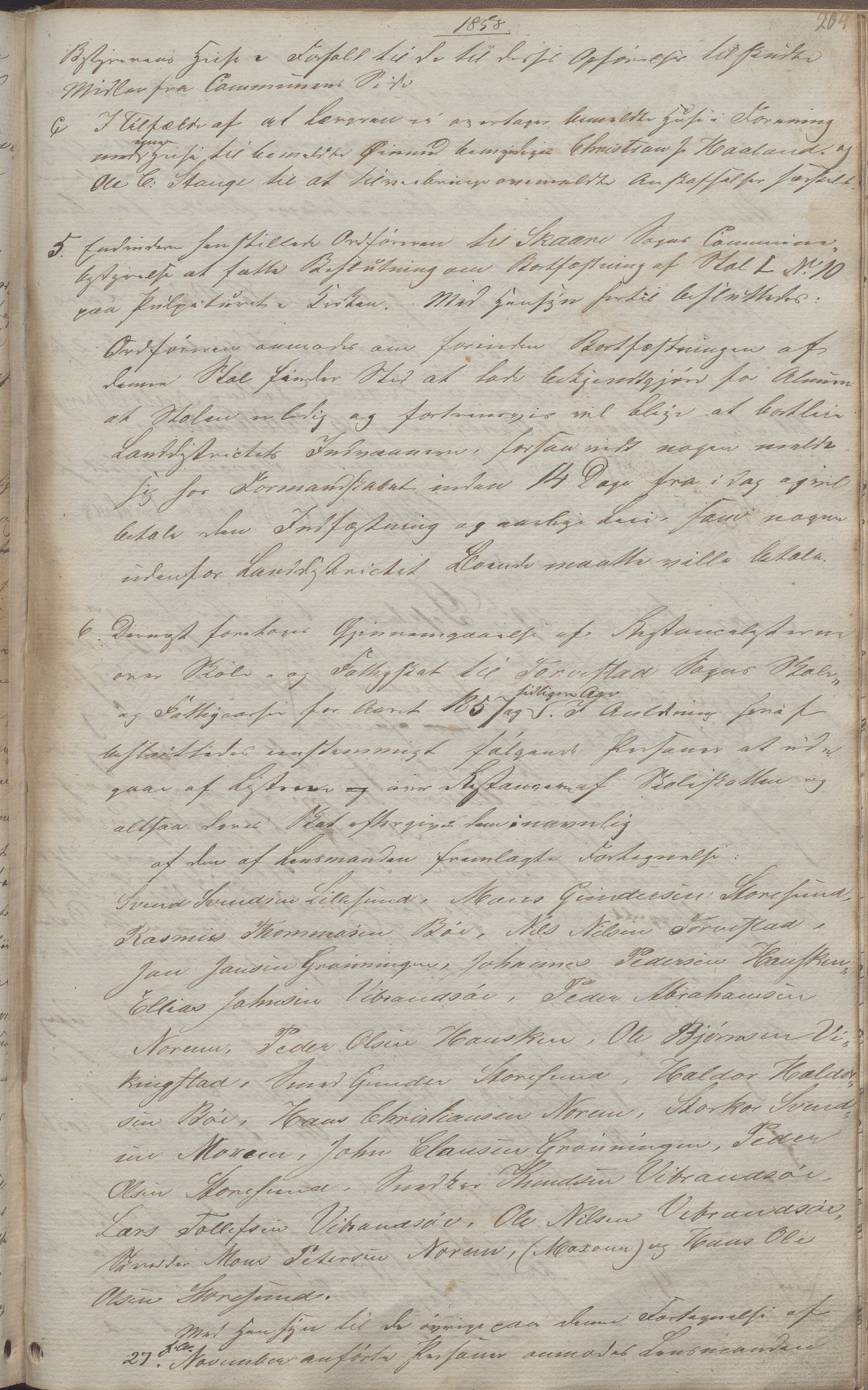Torvastad kommune - Formannskapet, IKAR/K-101331/A/L0001: Forhandlingsprotokoll, 1837-1860, p. 365