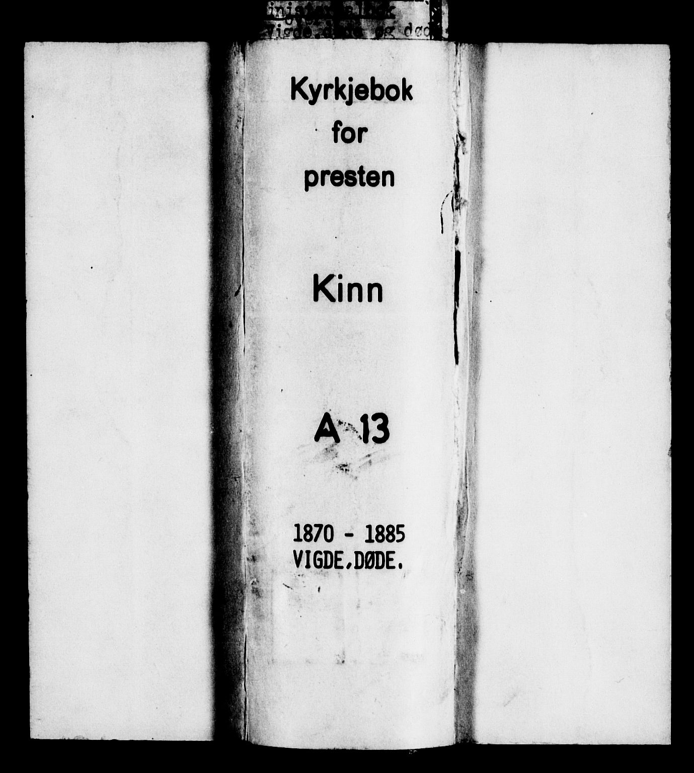 Kinn sokneprestembete, SAB/A-80801/H/Haa/Haaa/L0013: Parish register (official) no. A 13, 1870-1885