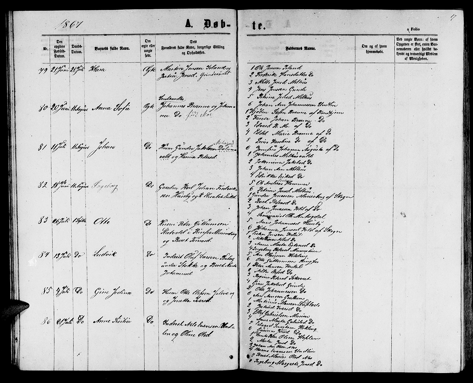 Ministerialprotokoller, klokkerbøker og fødselsregistre - Nord-Trøndelag, SAT/A-1458/714/L0133: Parish register (copy) no. 714C02, 1865-1877, p. 17