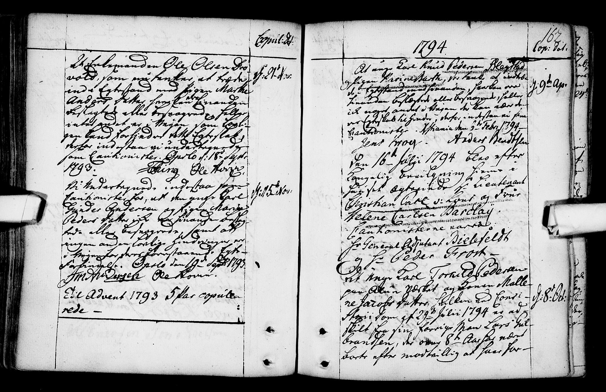 Gamlebyen prestekontor Kirkebøker, SAO/A-10884/F/Fa/L0001: Parish register (official) no. 1, 1734-1818, p. 162