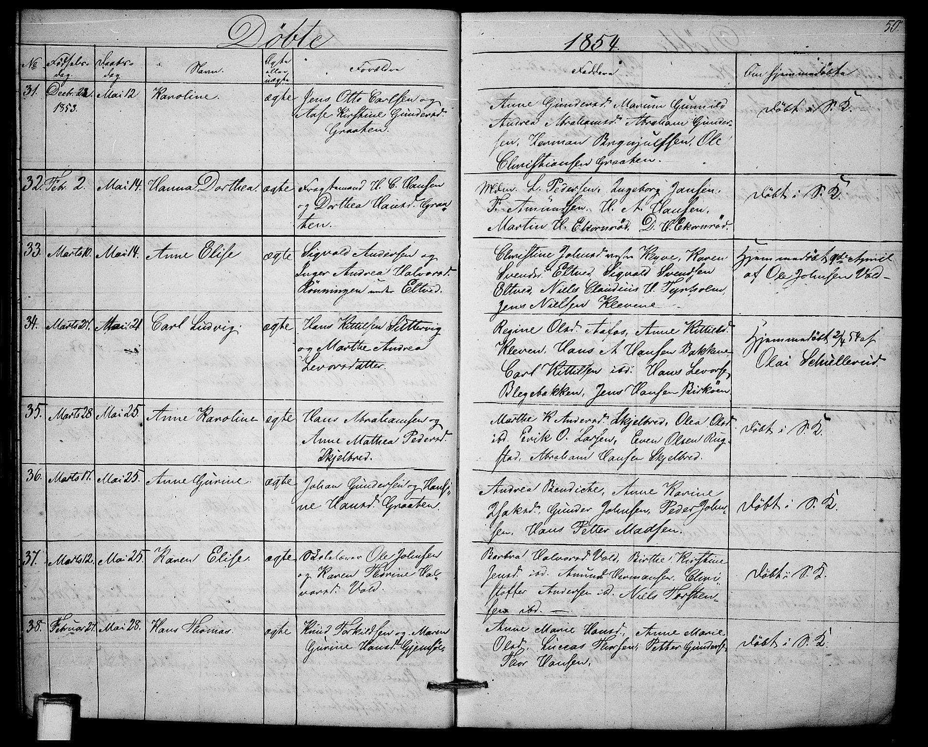 Solum kirkebøker, AV/SAKO-A-306/G/Ga/L0003: Parish register (copy) no. I 3, 1848-1859, p. 50