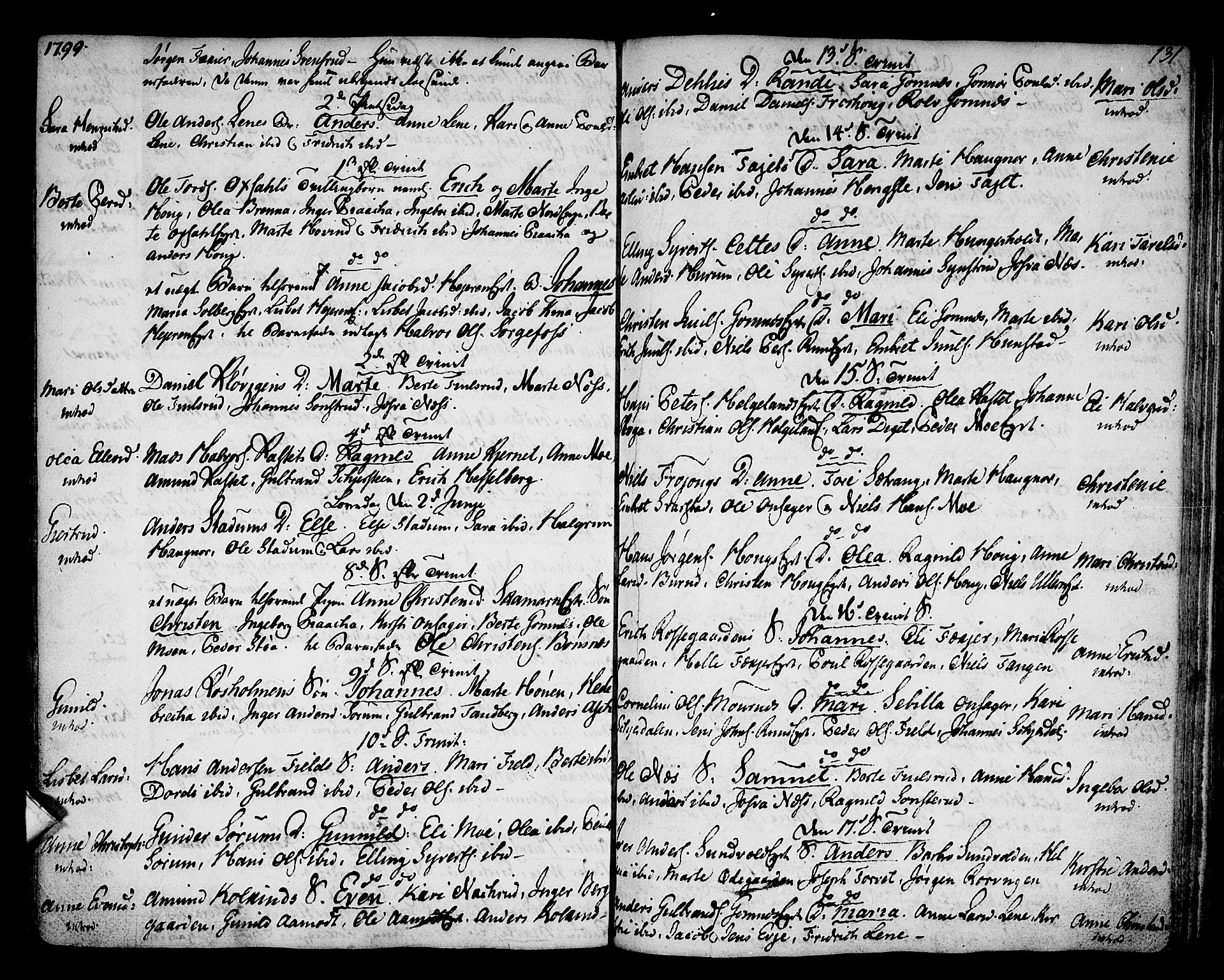 Hole kirkebøker, SAKO/A-228/F/Fa/L0002: Parish register (official) no. I 2, 1766-1814, p. 131