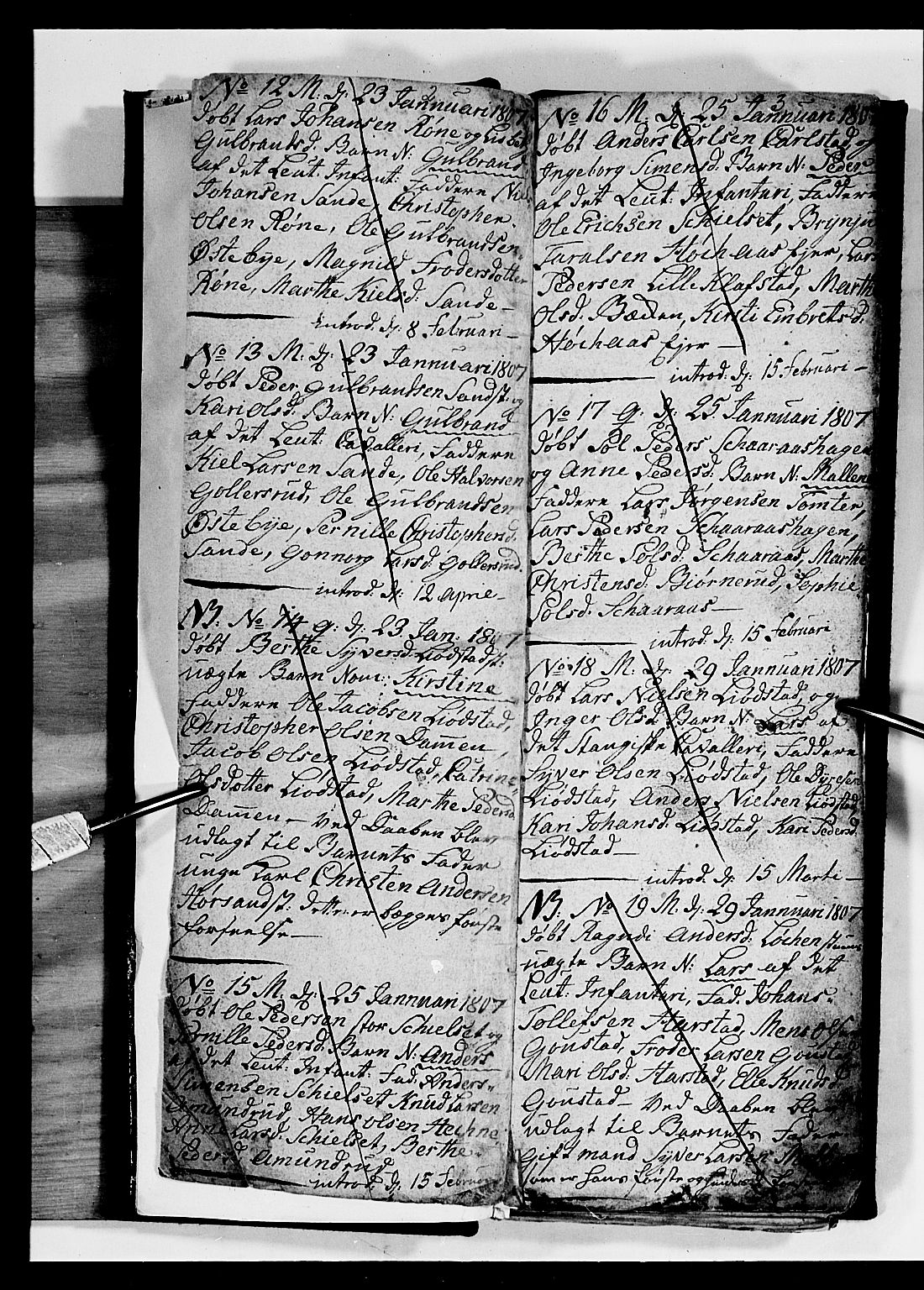 Romedal prestekontor, SAH/PREST-004/L/L0004: Parish register (copy) no. 4, 1807-1814