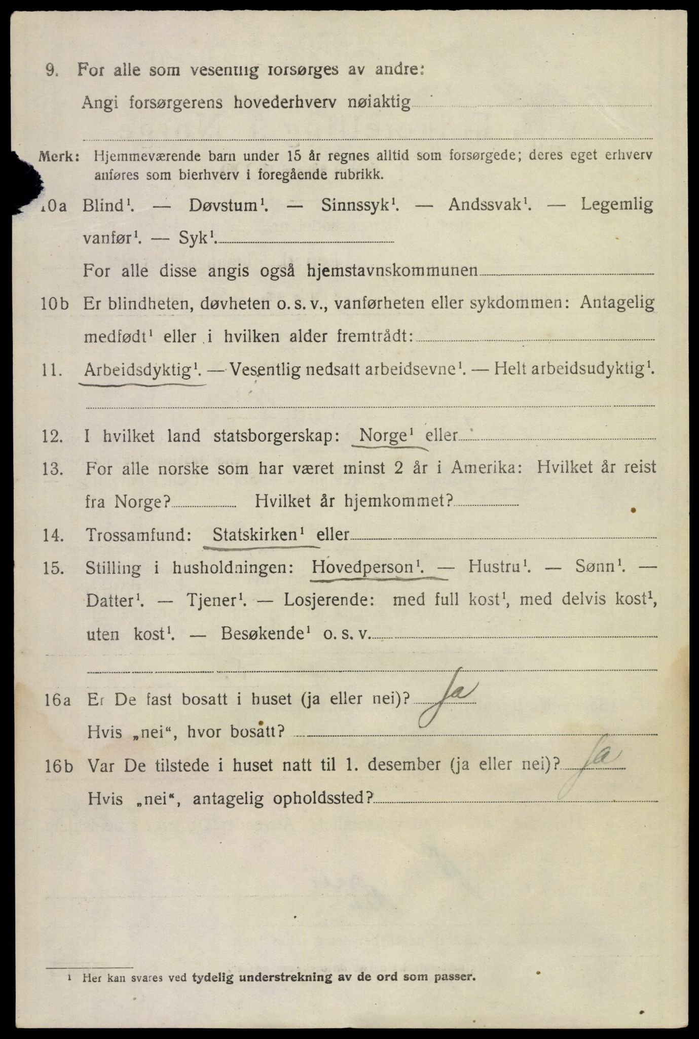 SAKO, 1920 census for Gransherad, 1920, p. 1439