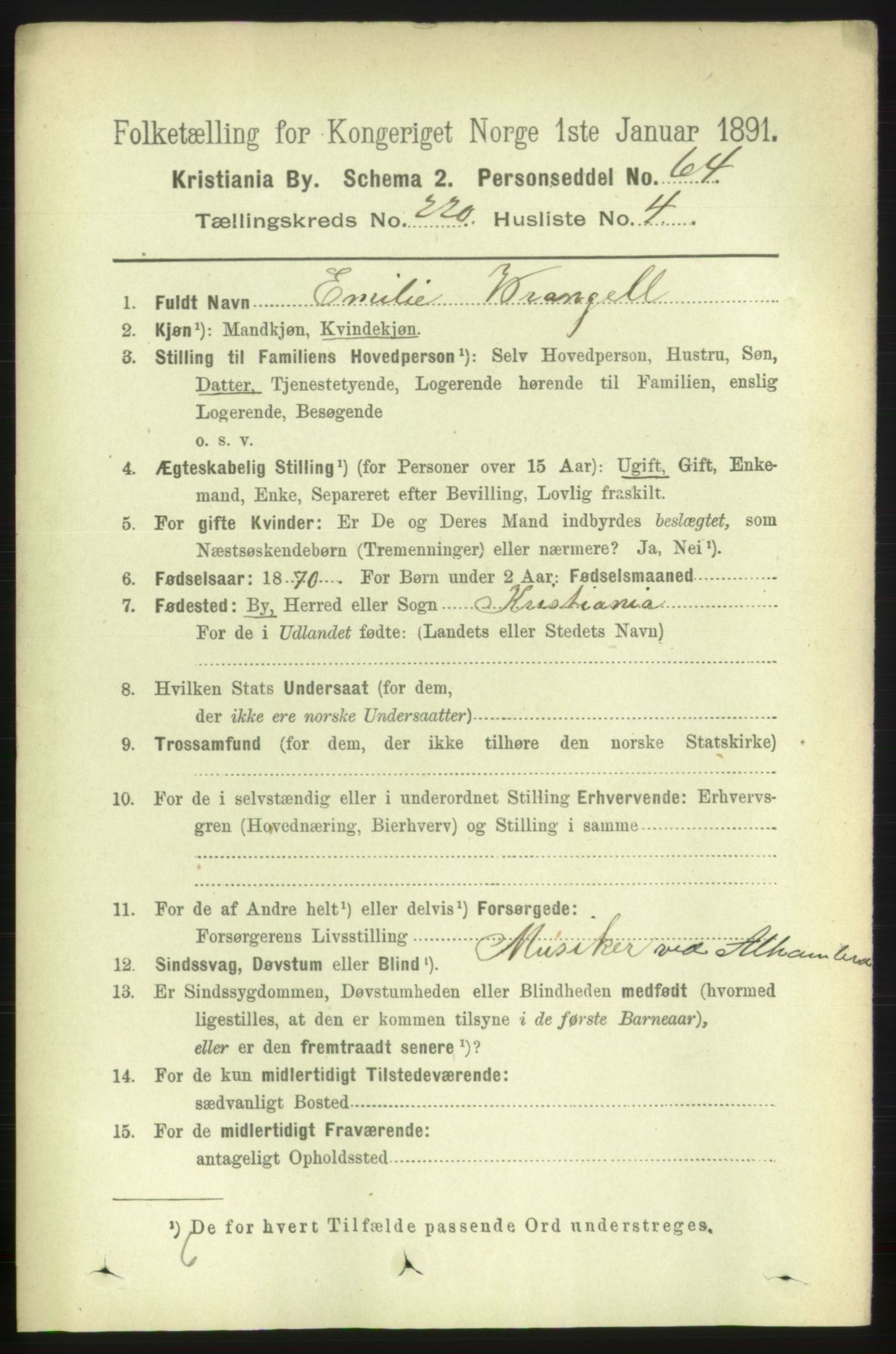 RA, 1891 census for 0301 Kristiania, 1891, p. 130778