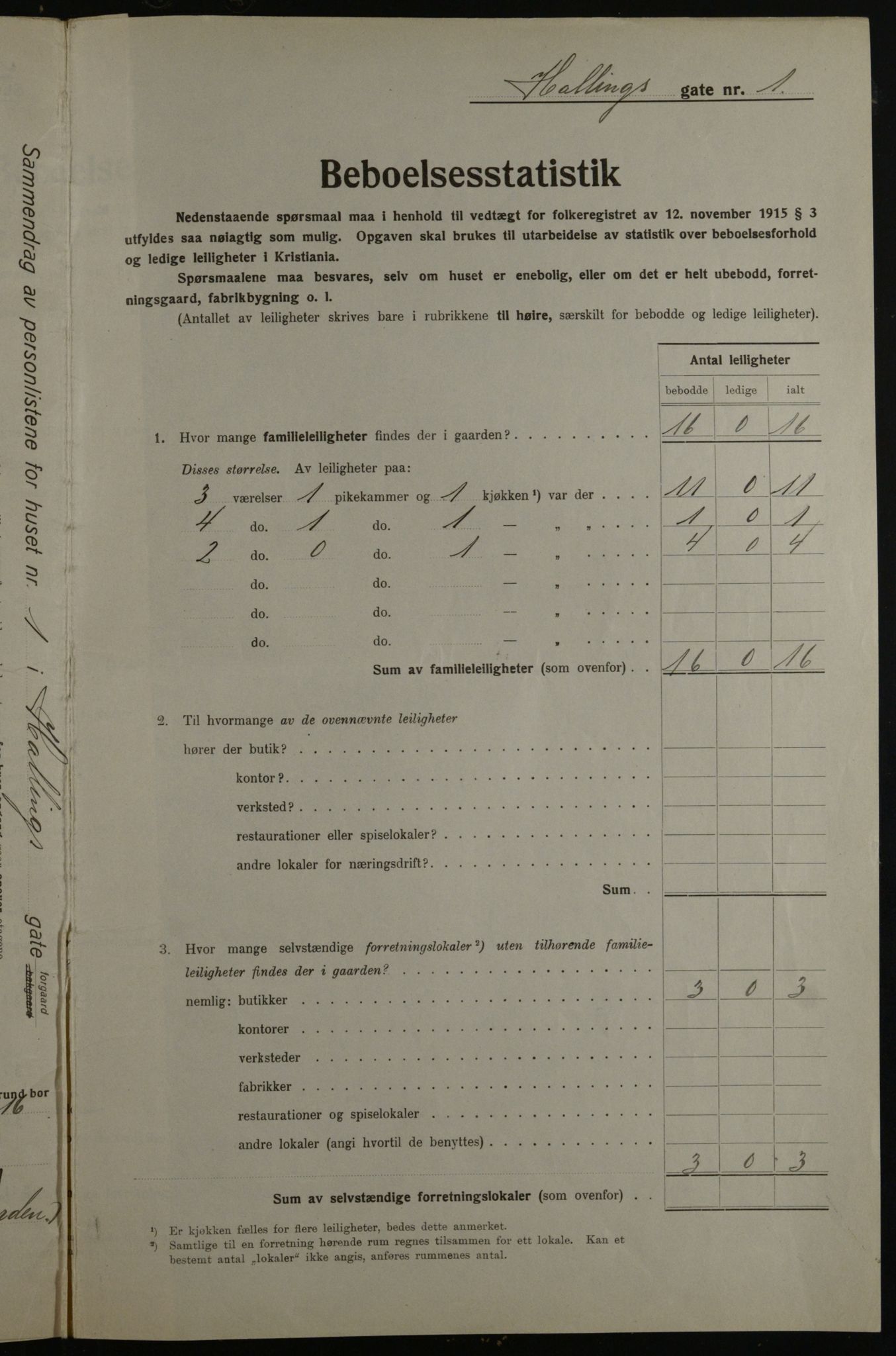 OBA, Municipal Census 1923 for Kristiania, 1923, p. 38056