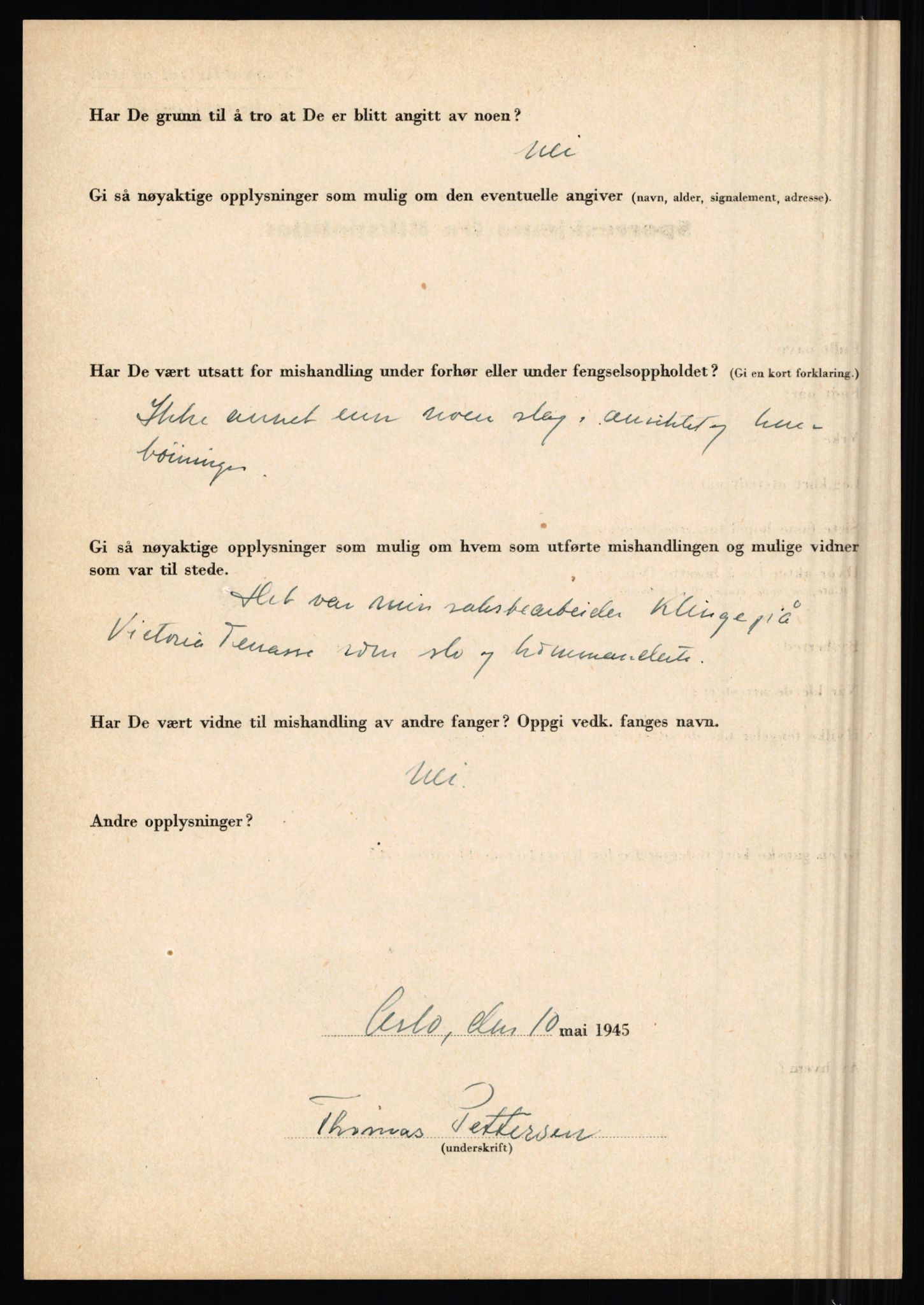 Rikspolitisjefen, AV/RA-S-1560/L/L0014: Pettersen, Aksel - Savosnick, Ernst, 1940-1945, p. 150