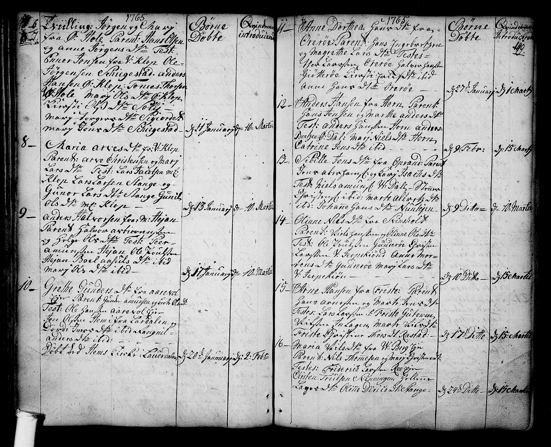 Ramnes kirkebøker, AV/SAKO-A-314/F/Fa/L0001: Parish register (official) no. I 1, 1732-1774, p. 119