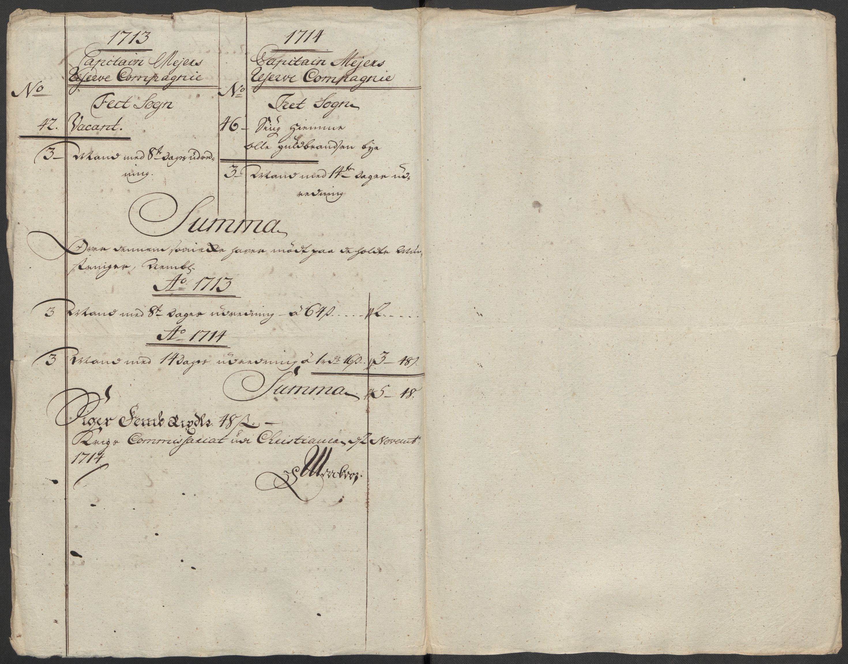 Rentekammeret inntil 1814, Reviderte regnskaper, Fogderegnskap, AV/RA-EA-4092/R11/L0596: Fogderegnskap Nedre Romerike, 1714, p. 111