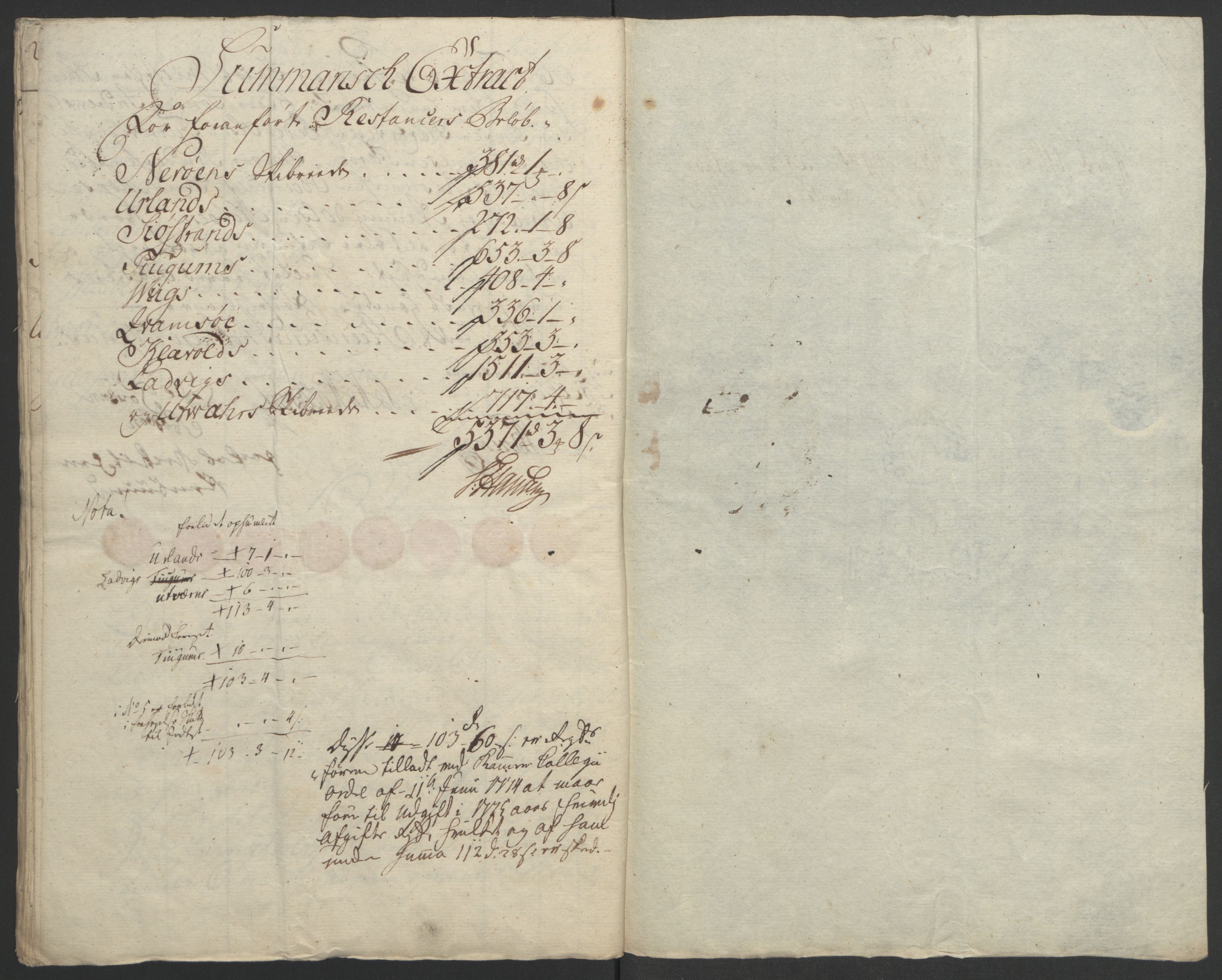 Rentekammeret inntil 1814, Realistisk ordnet avdeling, AV/RA-EA-4070/Ol/L0018: [Gg 10]: Ekstraskatten, 23.09.1762. Sogn, 1762-1772, p. 436