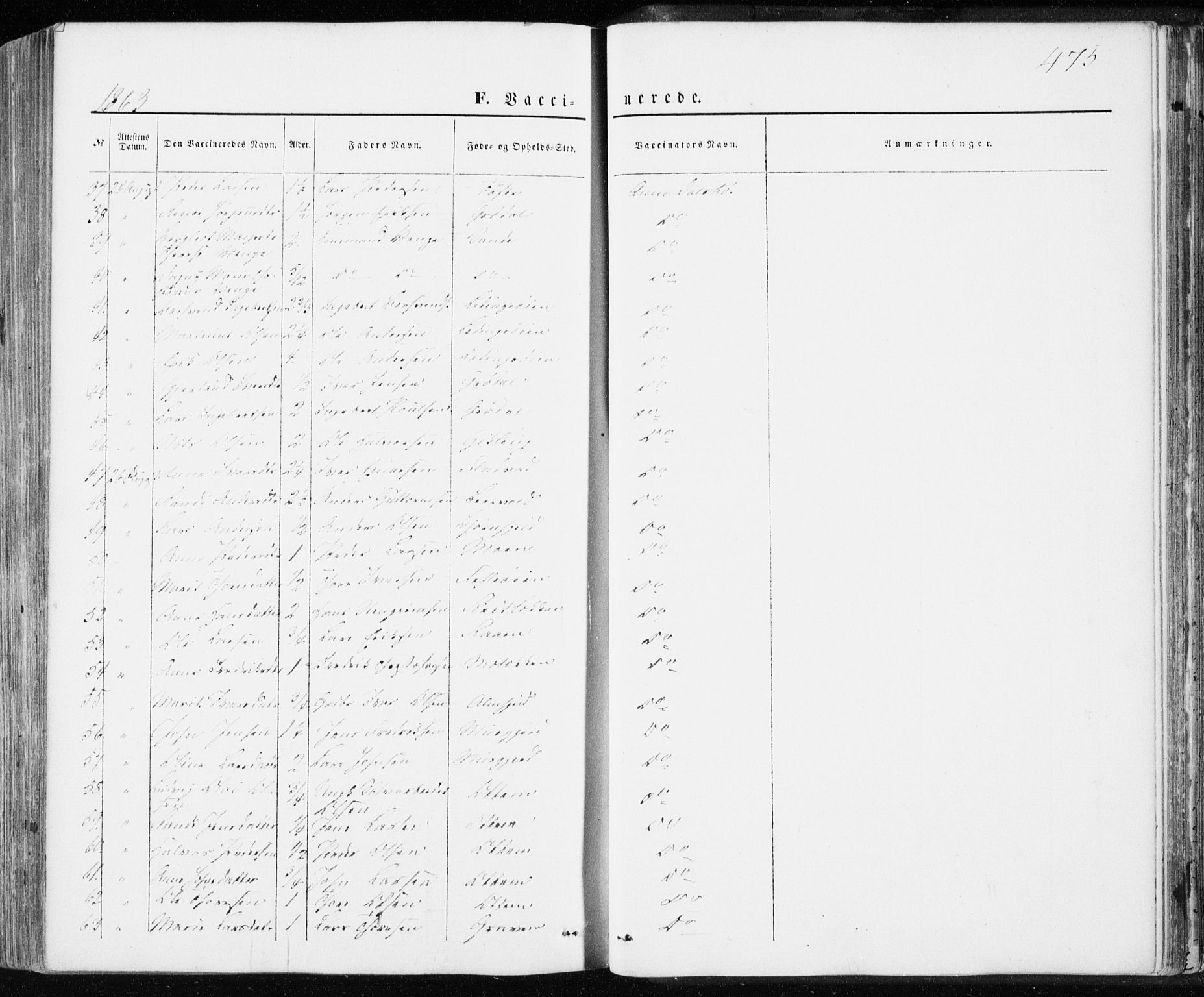 Ministerialprotokoller, klokkerbøker og fødselsregistre - Møre og Romsdal, AV/SAT-A-1454/590/L1013: Parish register (official) no. 590A05, 1847-1877, p. 475