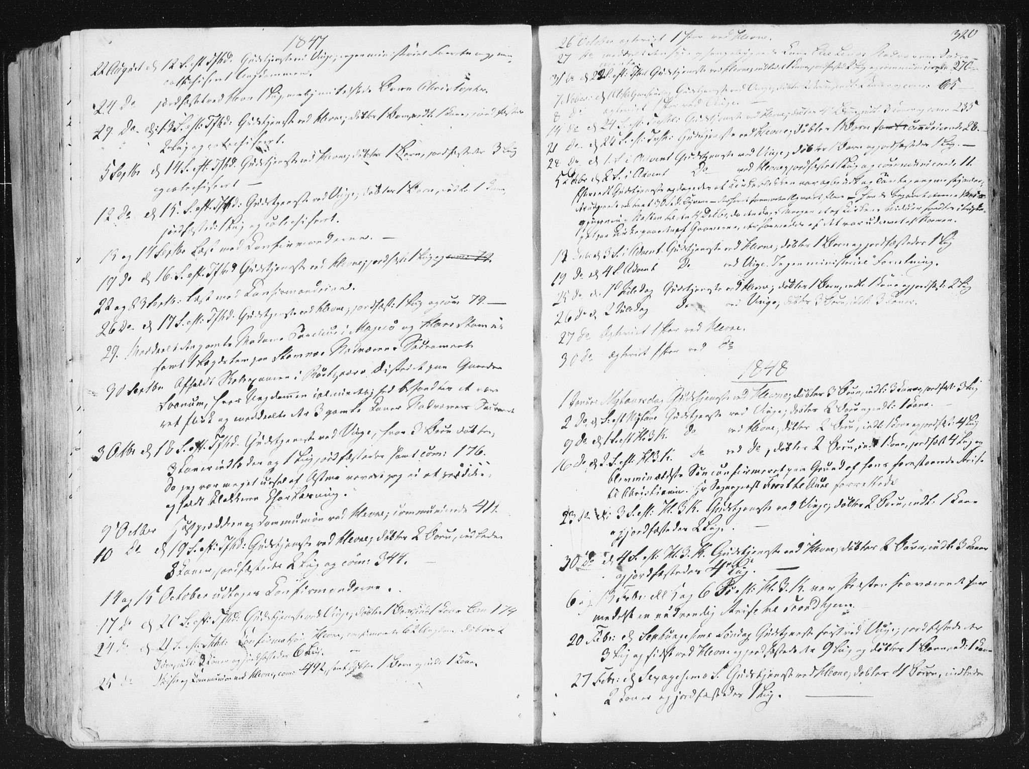 Ministerialprotokoller, klokkerbøker og fødselsregistre - Sør-Trøndelag, SAT/A-1456/630/L0493: Parish register (official) no. 630A06, 1841-1851, p. 320