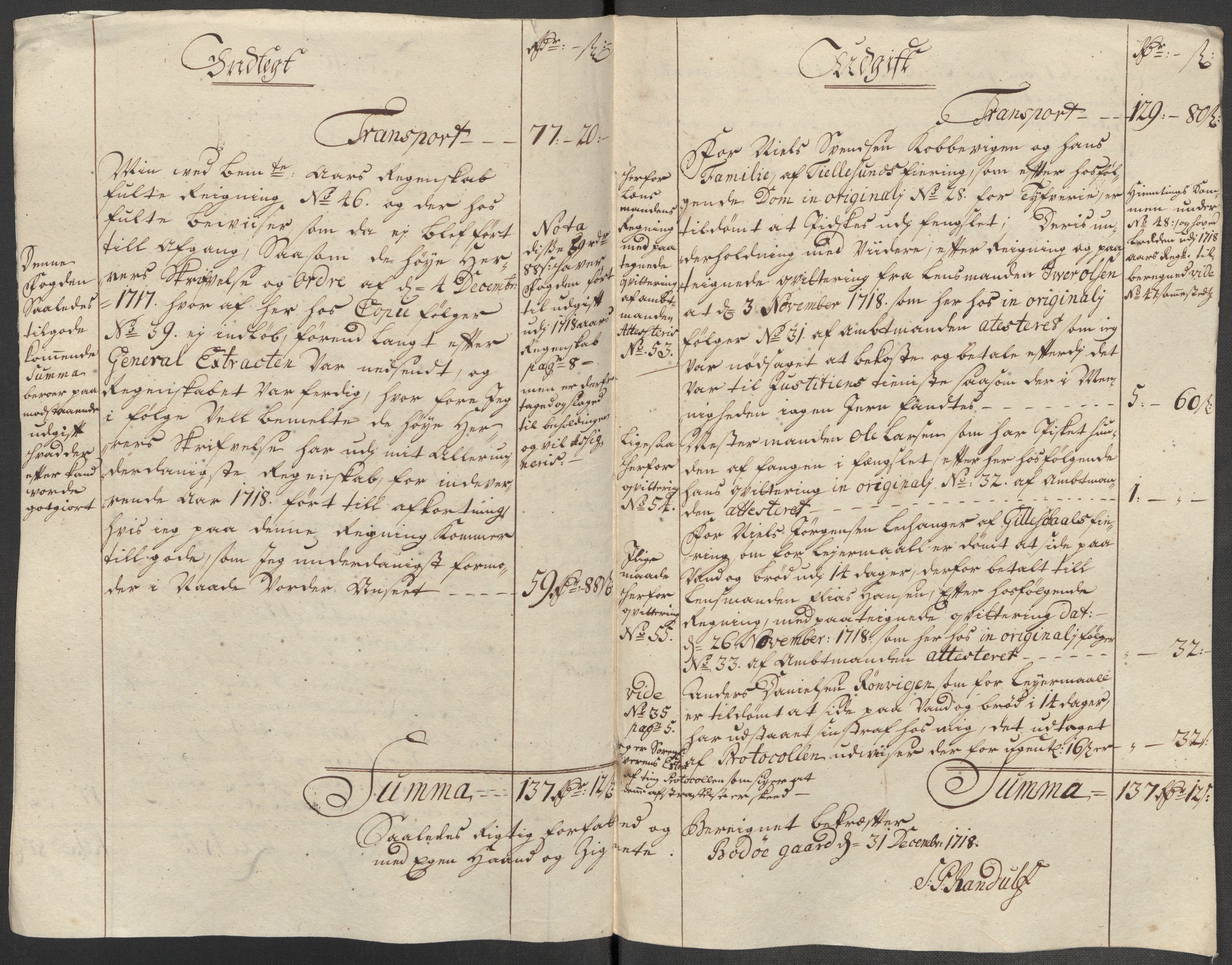 Rentekammeret inntil 1814, Reviderte regnskaper, Fogderegnskap, AV/RA-EA-4092/R66/L4588: Fogderegnskap Salten, 1718, p. 340