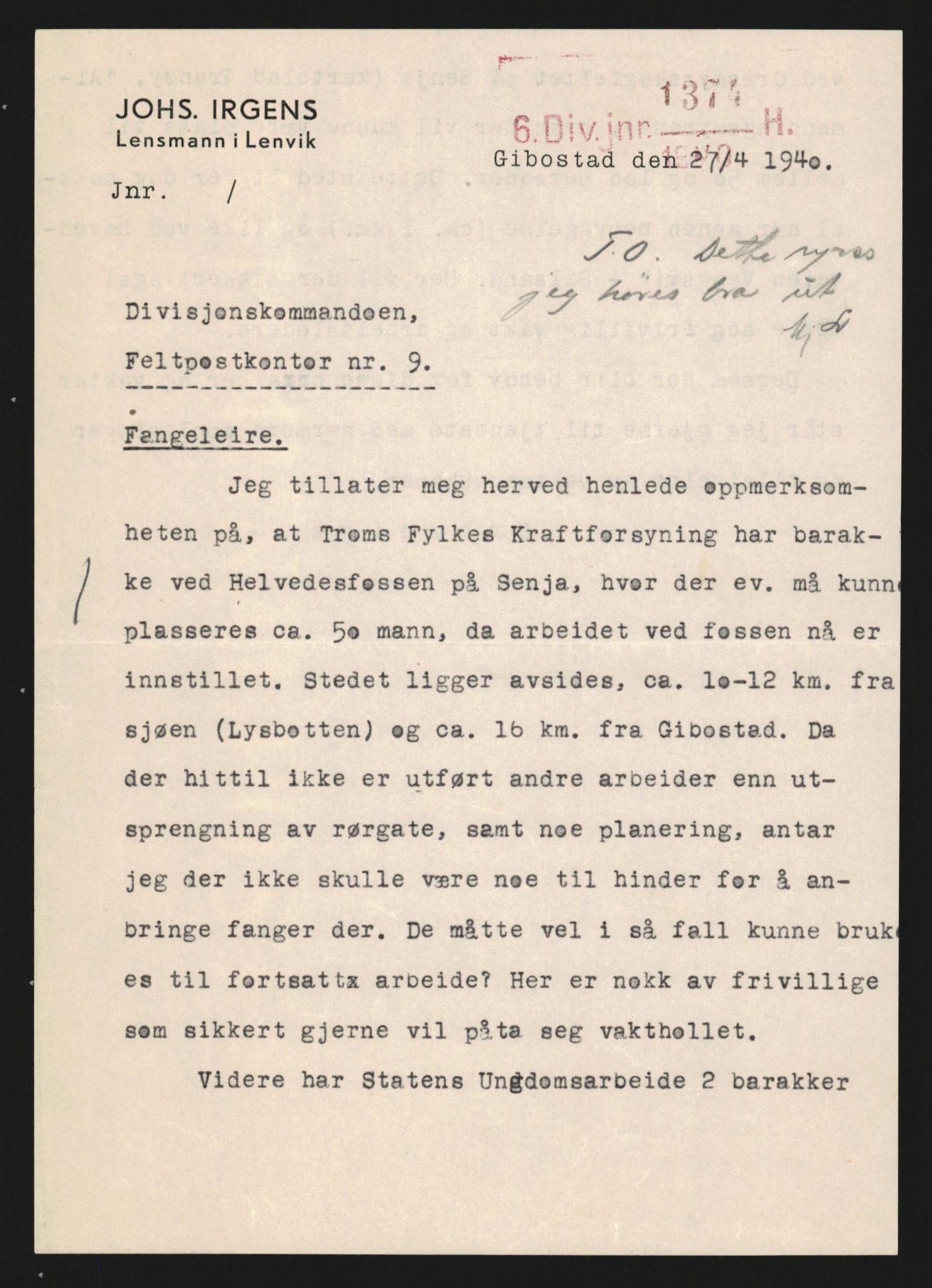 Forsvaret, Forsvarets krigshistoriske avdeling, AV/RA-RAFA-2017/Y/Yb/L0129: II-C-11-600  -  6. Divisjon / 6. Distriktskommando, 1936-1940, p. 269