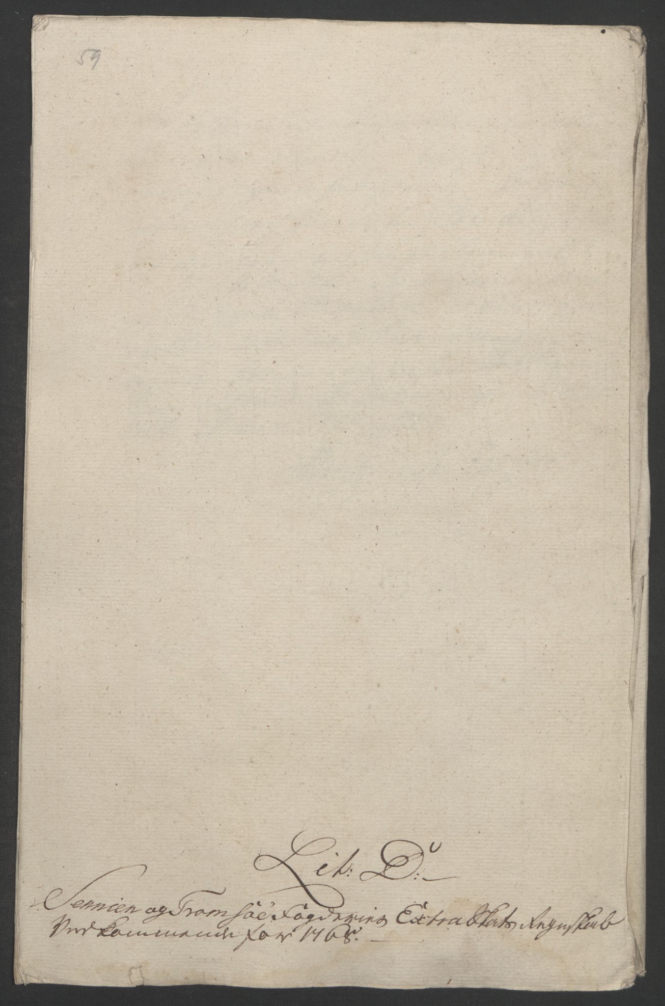 Rentekammeret inntil 1814, Realistisk ordnet avdeling, RA/EA-4070/Ol/L0022b: [Gg 10]: Ekstraskatten, 23.09.1762. Senja og Troms, 1765-1768, p. 261