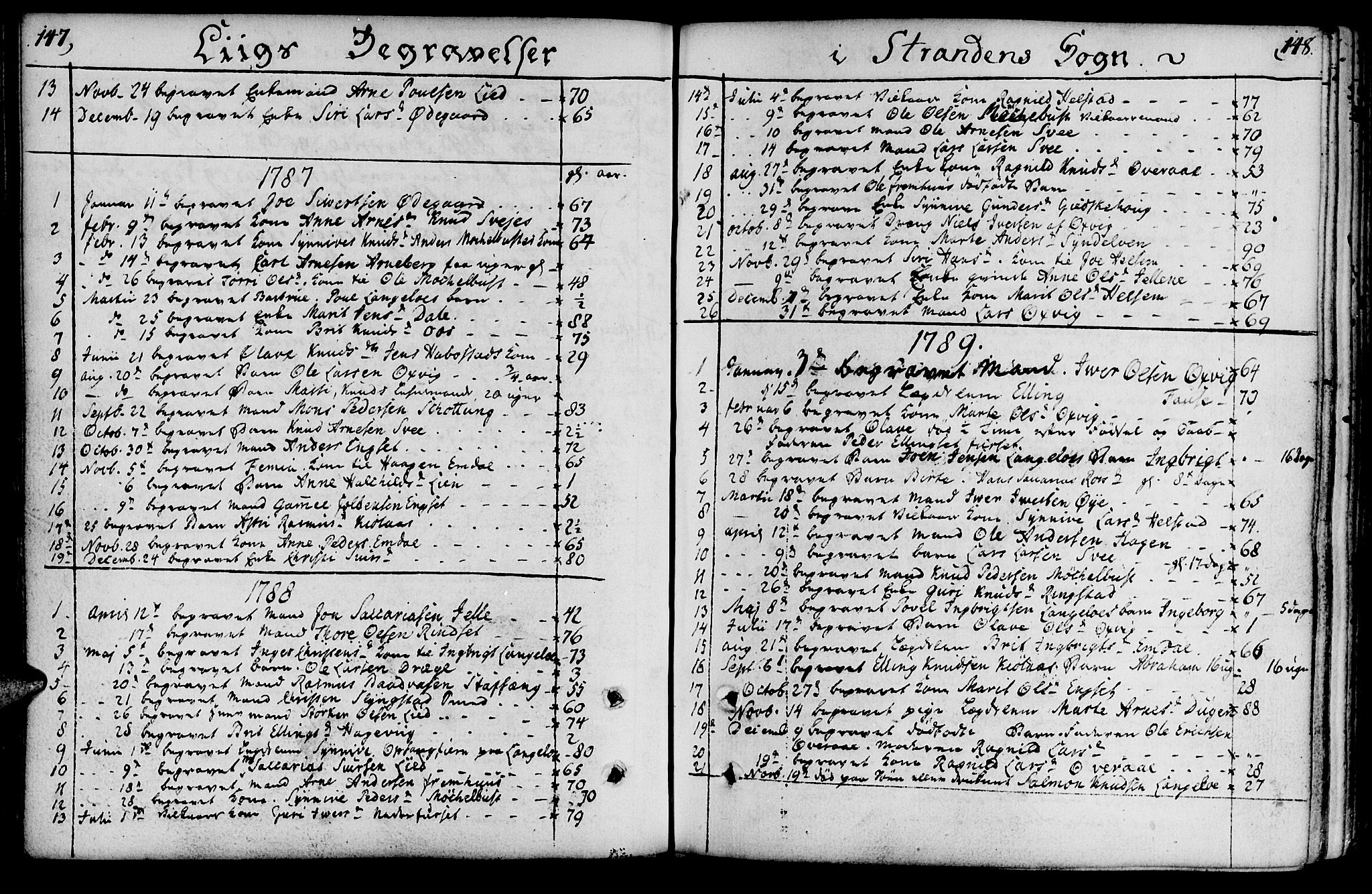 Ministerialprotokoller, klokkerbøker og fødselsregistre - Møre og Romsdal, SAT/A-1454/520/L0271: Parish register (official) no. 520A01, 1759-1801, p. 147-148