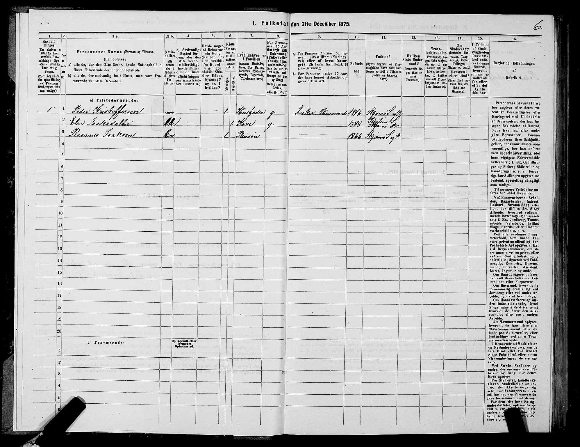 SATØ, 1875 census for 1941P Skjervøy, 1875, p. 6006