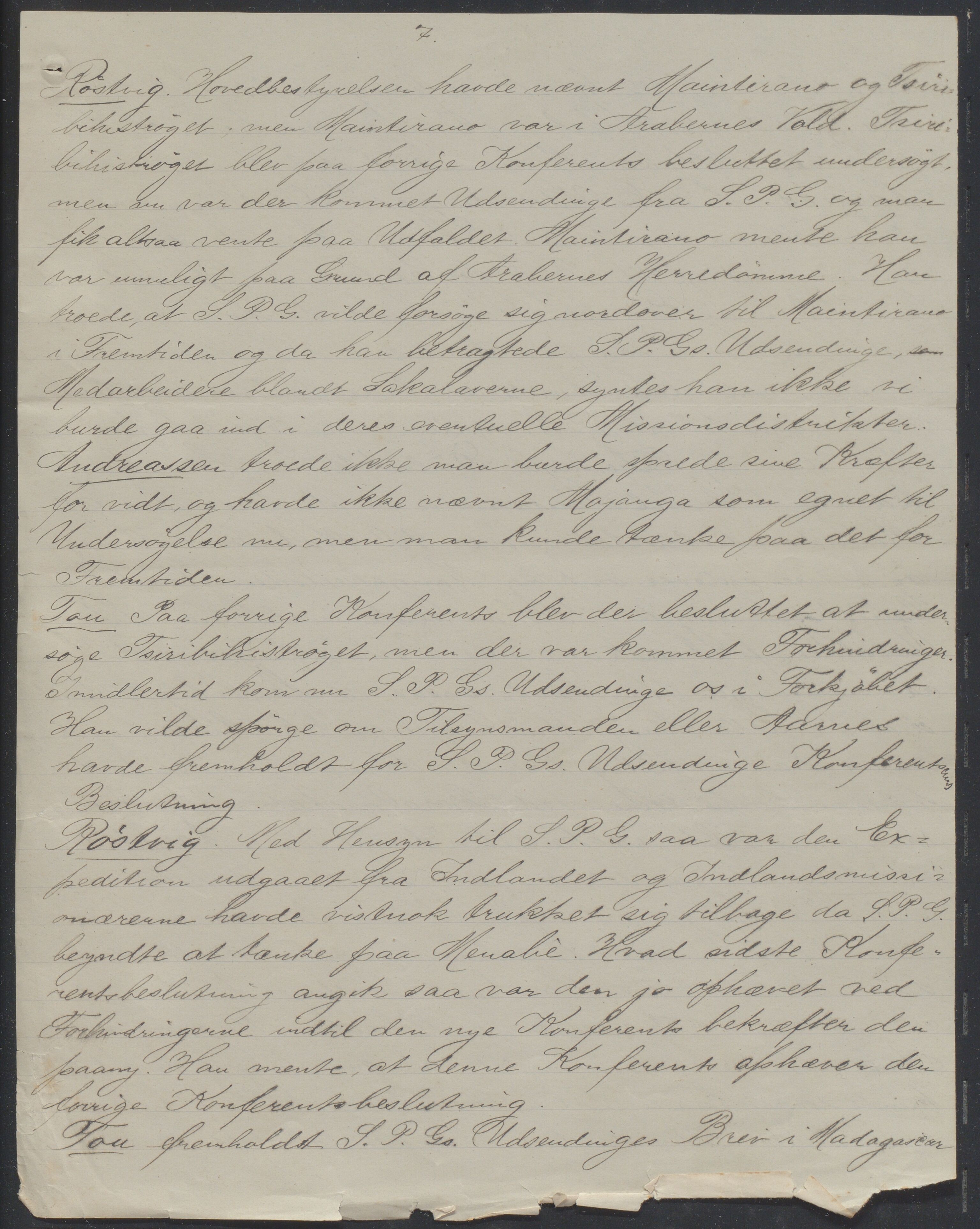 Det Norske Misjonsselskap - hovedadministrasjonen, VID/MA-A-1045/D/Da/Daa/L0039/0003: Konferansereferat og årsberetninger / Konferansereferat fra Vest-Madagaskar., 1892, p. 7