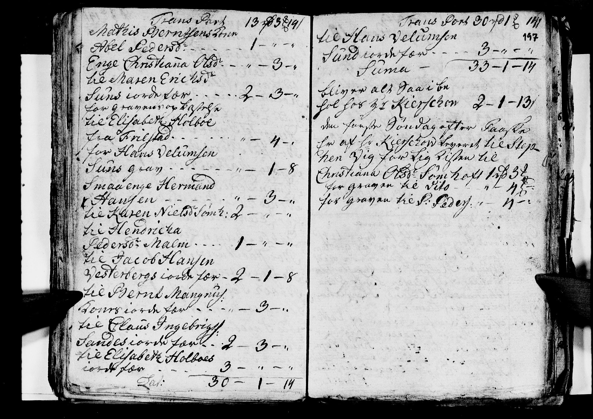 Ministerialprotokoller, klokkerbøker og fødselsregistre - Nordland, AV/SAT-A-1459/812/L0184: Parish register (copy) no. 812C02, 1793-1809, p. 197