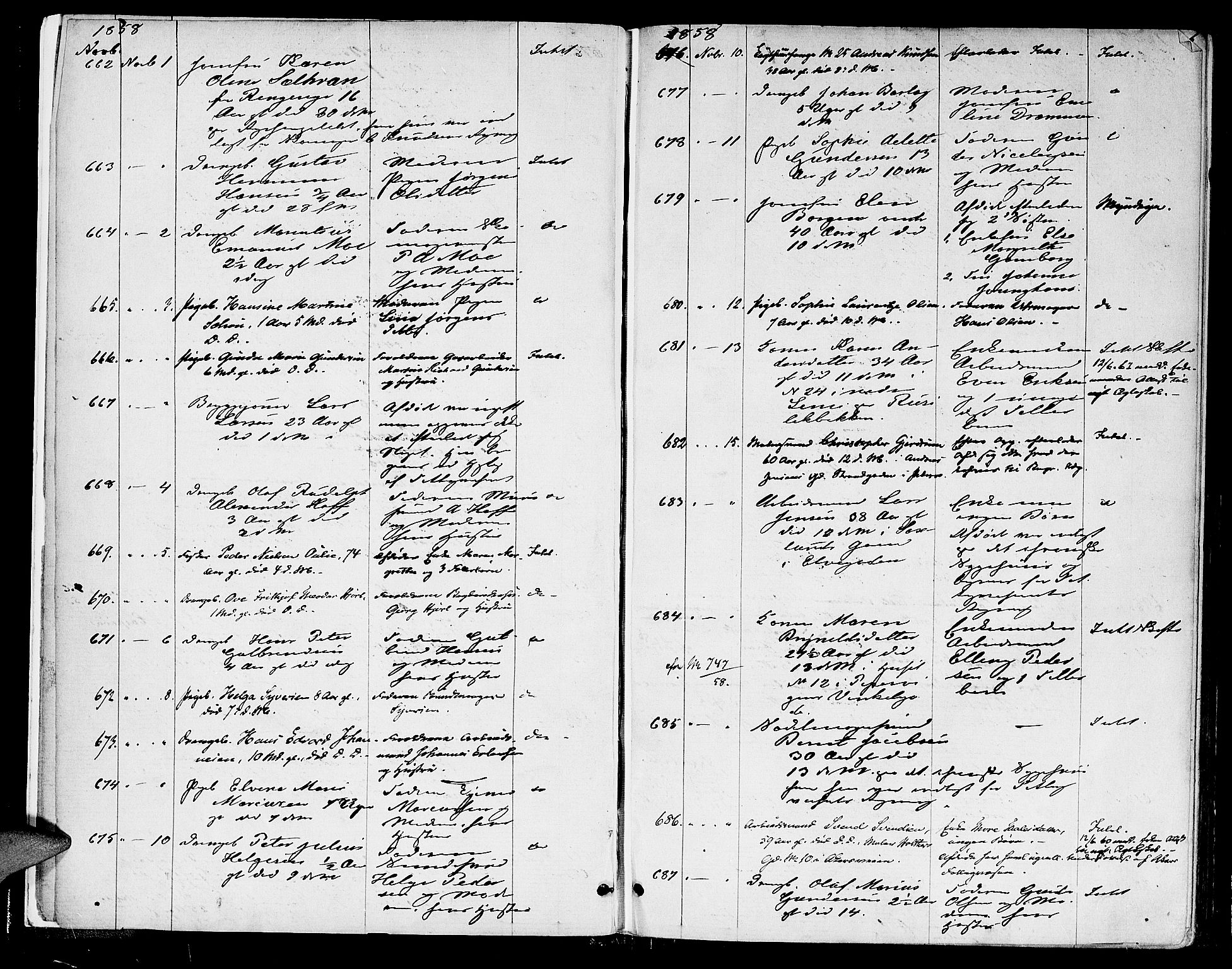 Oslo skifterett, AV/SAO-A-10383/G/Ga/Gaa/L0006: Dødsfallsprotokoll, 1858-1863, p. 4b-5a