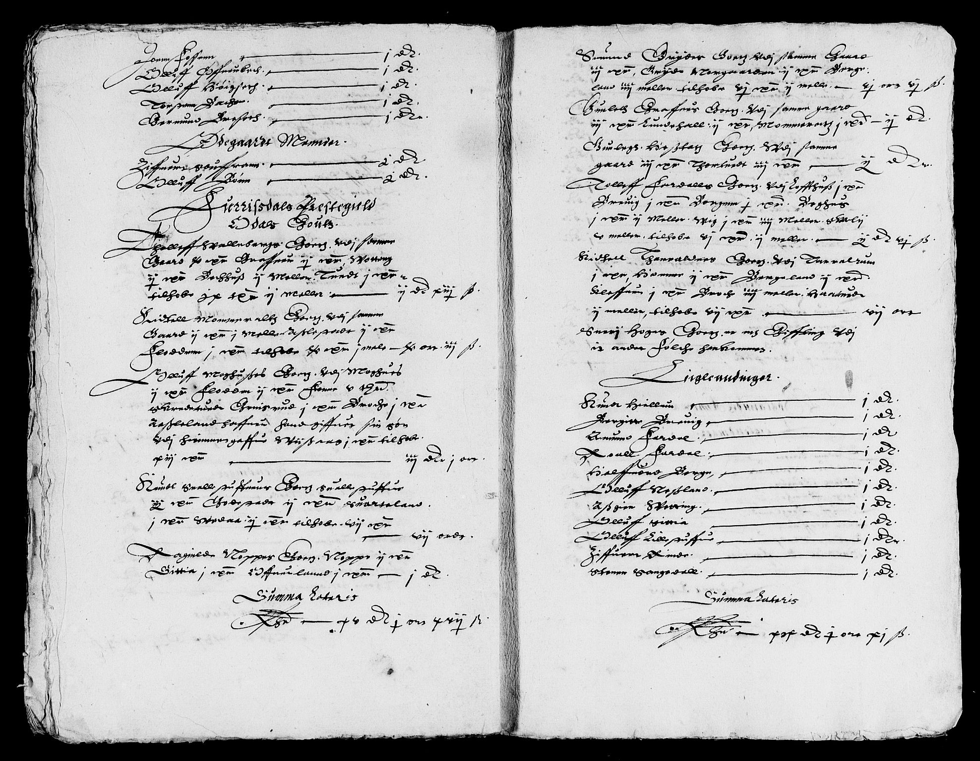 Rentekammeret inntil 1814, Reviderte regnskaper, Lensregnskaper, AV/RA-EA-5023/R/Rb/Rba/L0018: Akershus len, 1603-1605