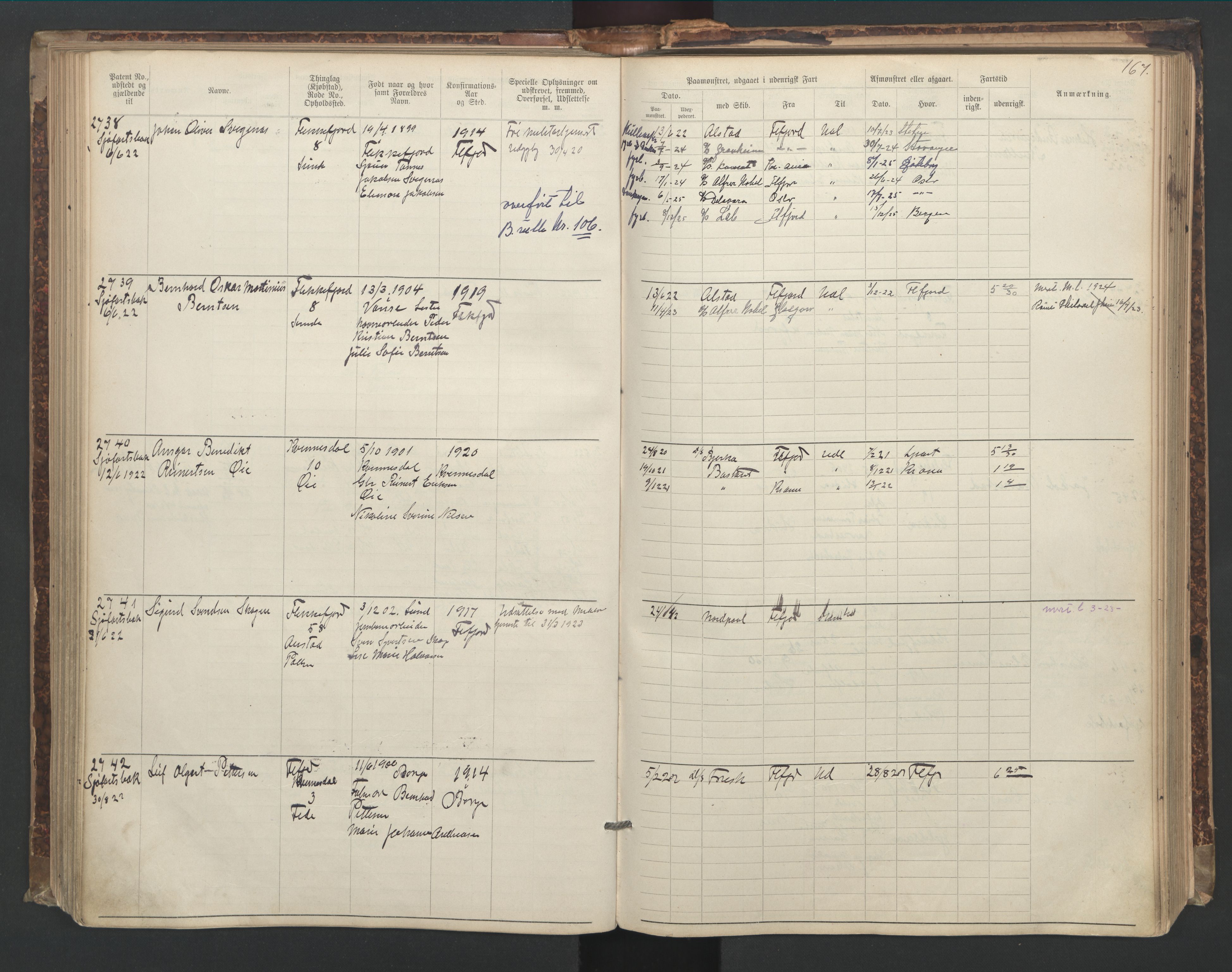 Flekkefjord mønstringskrets, AV/SAK-2031-0018/F/Fa/L0006: Annotasjonsrulle nr 1916-2964 med register, Æ-3, 1891-1948, p. 198