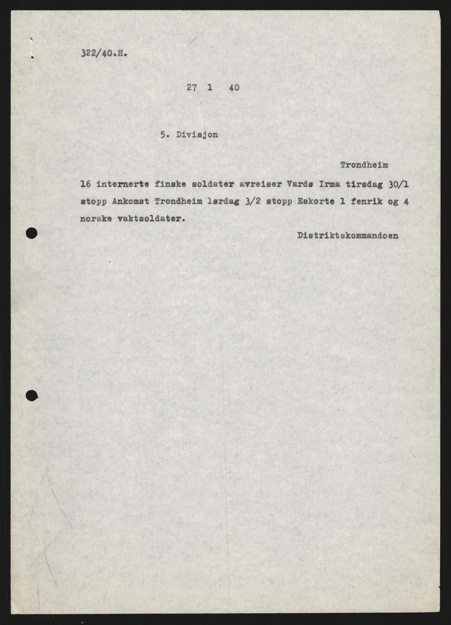 Forsvaret, Forsvarets krigshistoriske avdeling, AV/RA-RAFA-2017/Y/Yb/L0129: II-C-11-600  -  6. Divisjon / 6. Distriktskommando, 1936-1940, p. 290