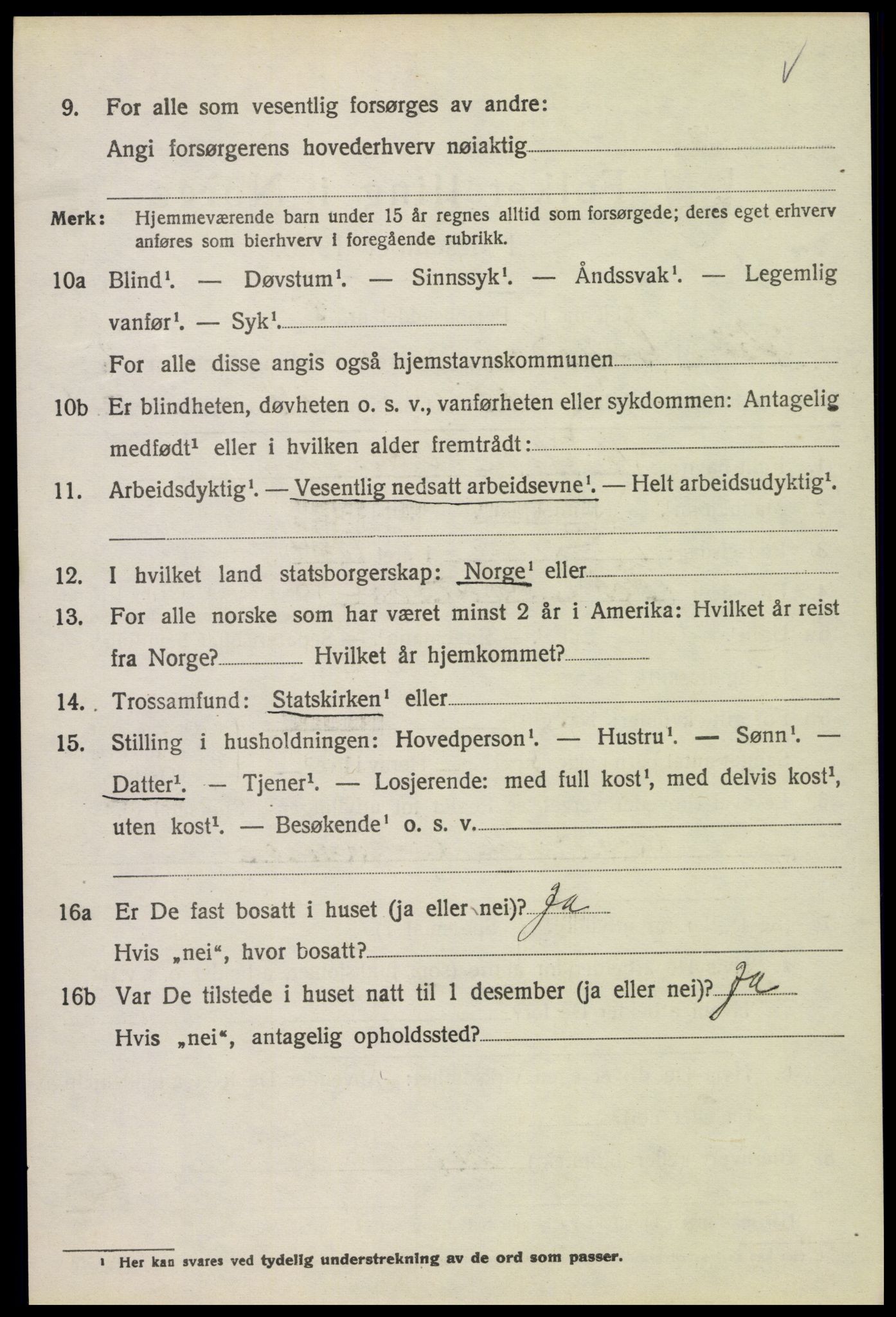 SAH, 1920 census for Østre Gausdal, 1920, p. 1907