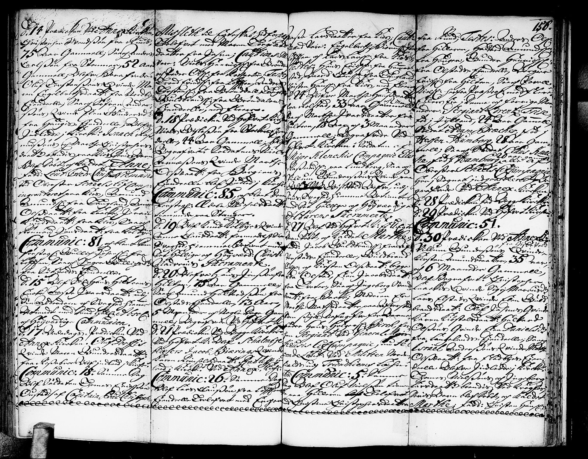 Ullensaker prestekontor Kirkebøker, AV/SAO-A-10236a/F/Fa/L0003: Parish register (official) no. I 3, 1711-1720, p. 156