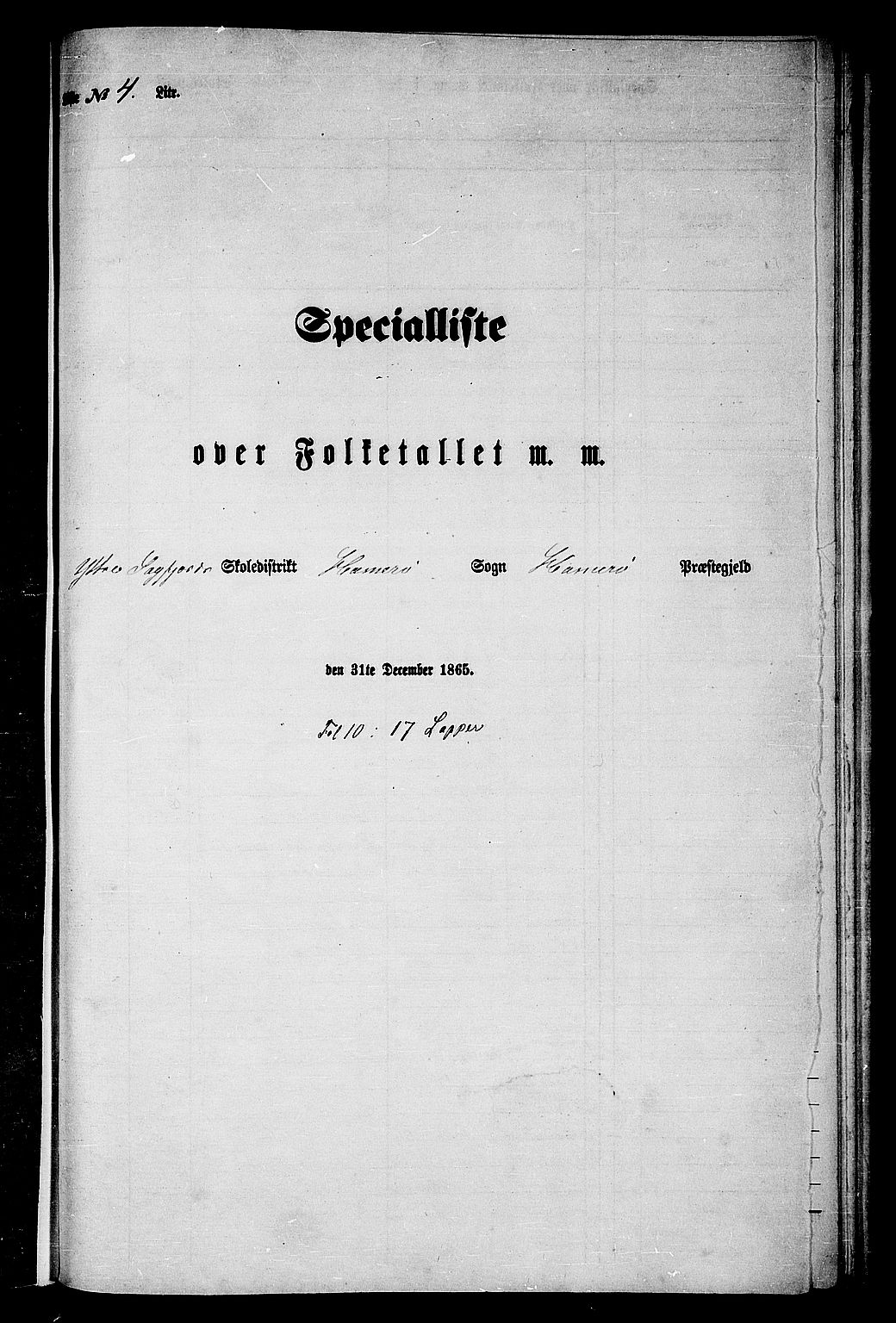 RA, 1865 census for Hamarøy, 1865, p. 68