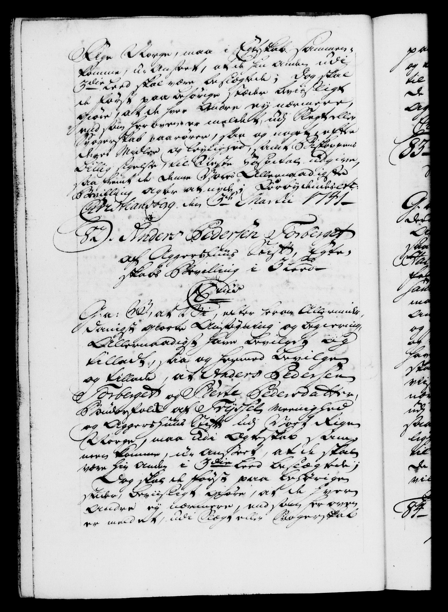 Danske Kanselli 1572-1799, AV/RA-EA-3023/F/Fc/Fca/Fcaa/L0032: Norske registre, 1741-1742, p. 48b