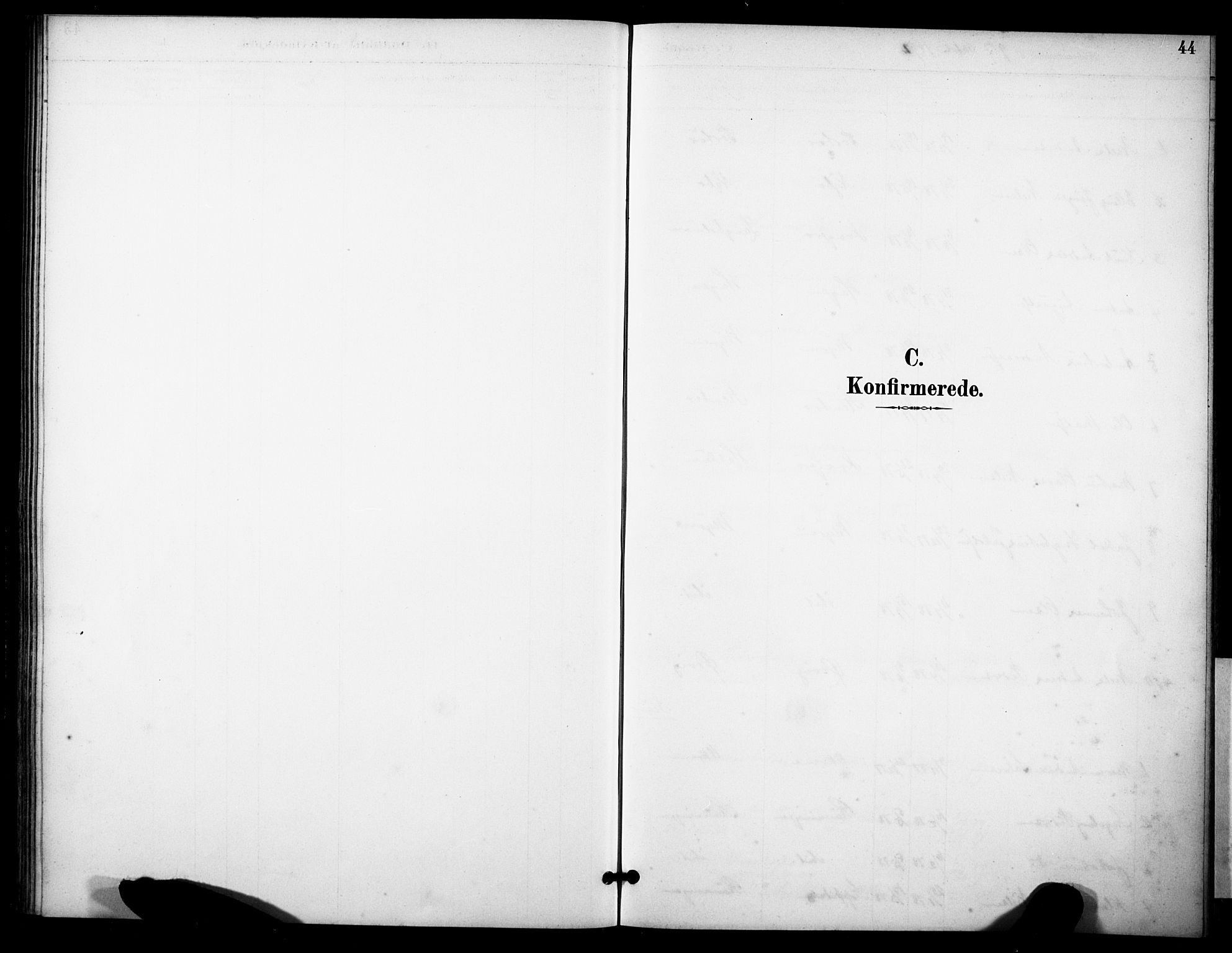 Skåtøy kirkebøker, SAKO/A-304/F/Fb/L0001: Parish register (official) no. II 1, 1892-1916, p. 44