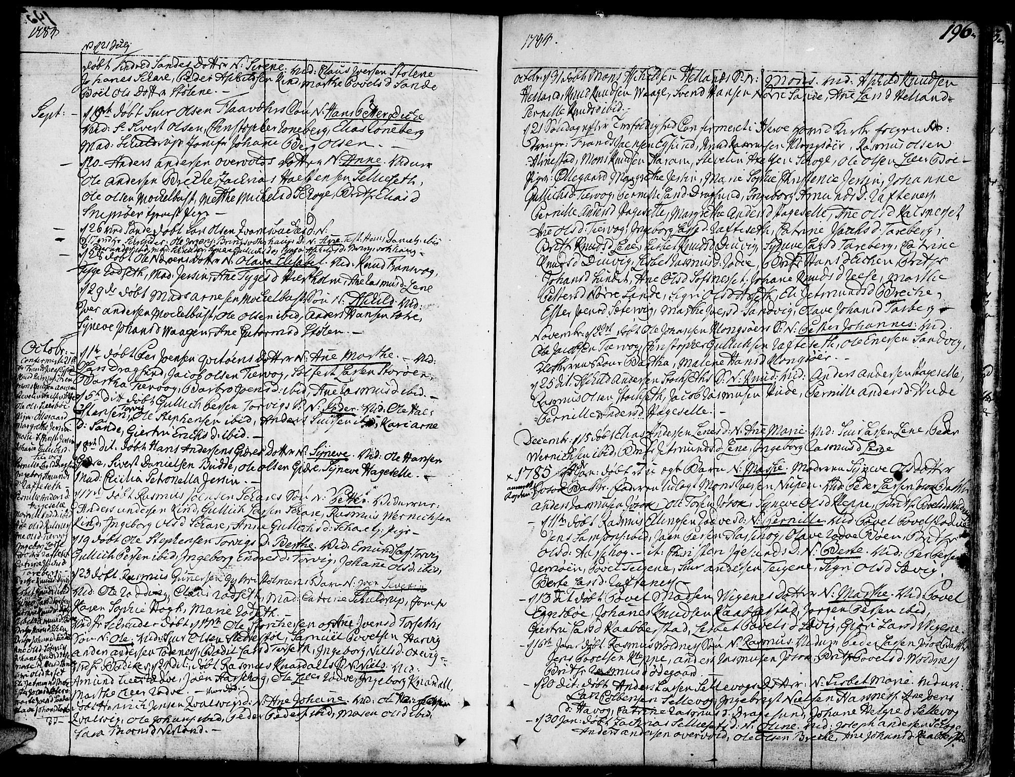 Ministerialprotokoller, klokkerbøker og fødselsregistre - Møre og Romsdal, SAT/A-1454/507/L0067: Parish register (official) no. 507A02, 1767-1788, p. 196
