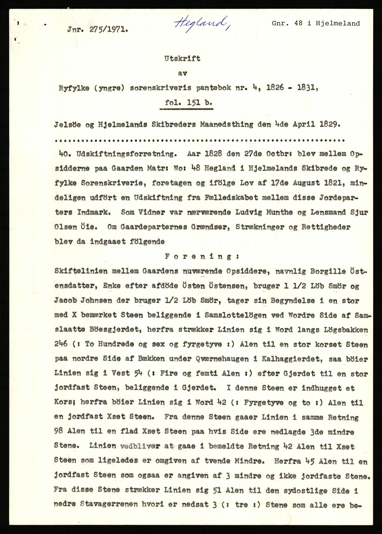 Statsarkivet i Stavanger, SAST/A-101971/03/Y/Yj/L0033: Avskrifter sortert etter gårdsnavn: Hausland - Helgeland i Avaldsnes, 1750-1930, p. 362