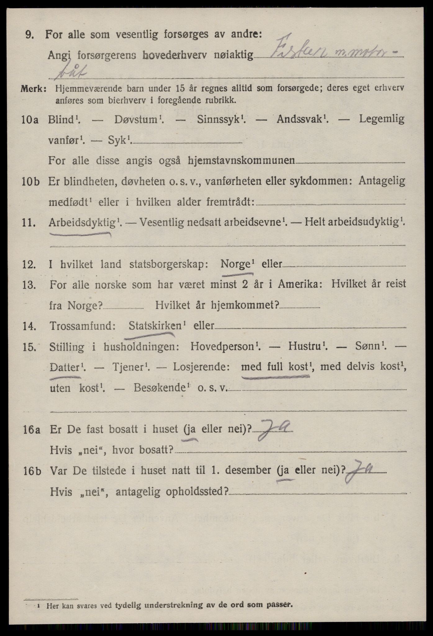 SAT, 1920 census for Giske, 1920, p. 859