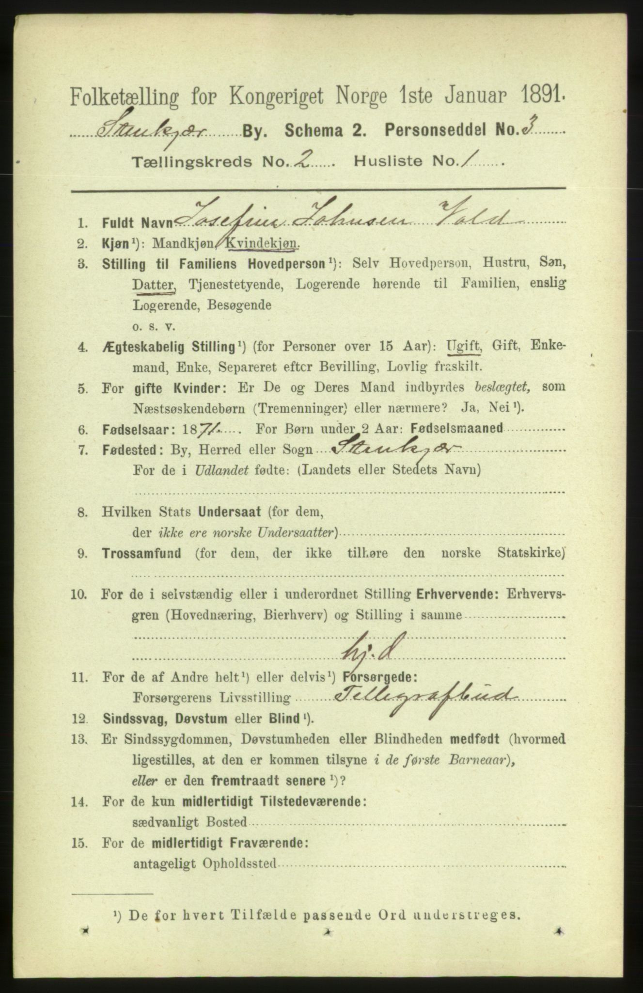 RA, 1891 census for 1702 Steinkjer, 1891, p. 361