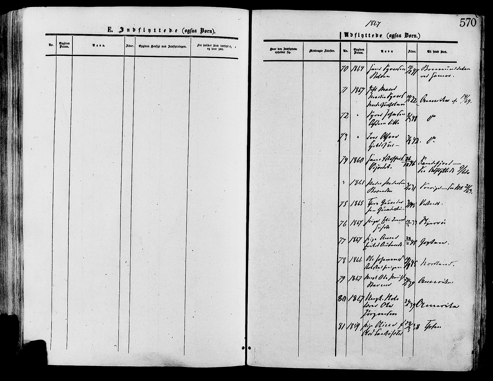 Lesja prestekontor, SAH/PREST-068/H/Ha/Haa/L0008: Parish register (official) no. 8, 1854-1880, p. 570