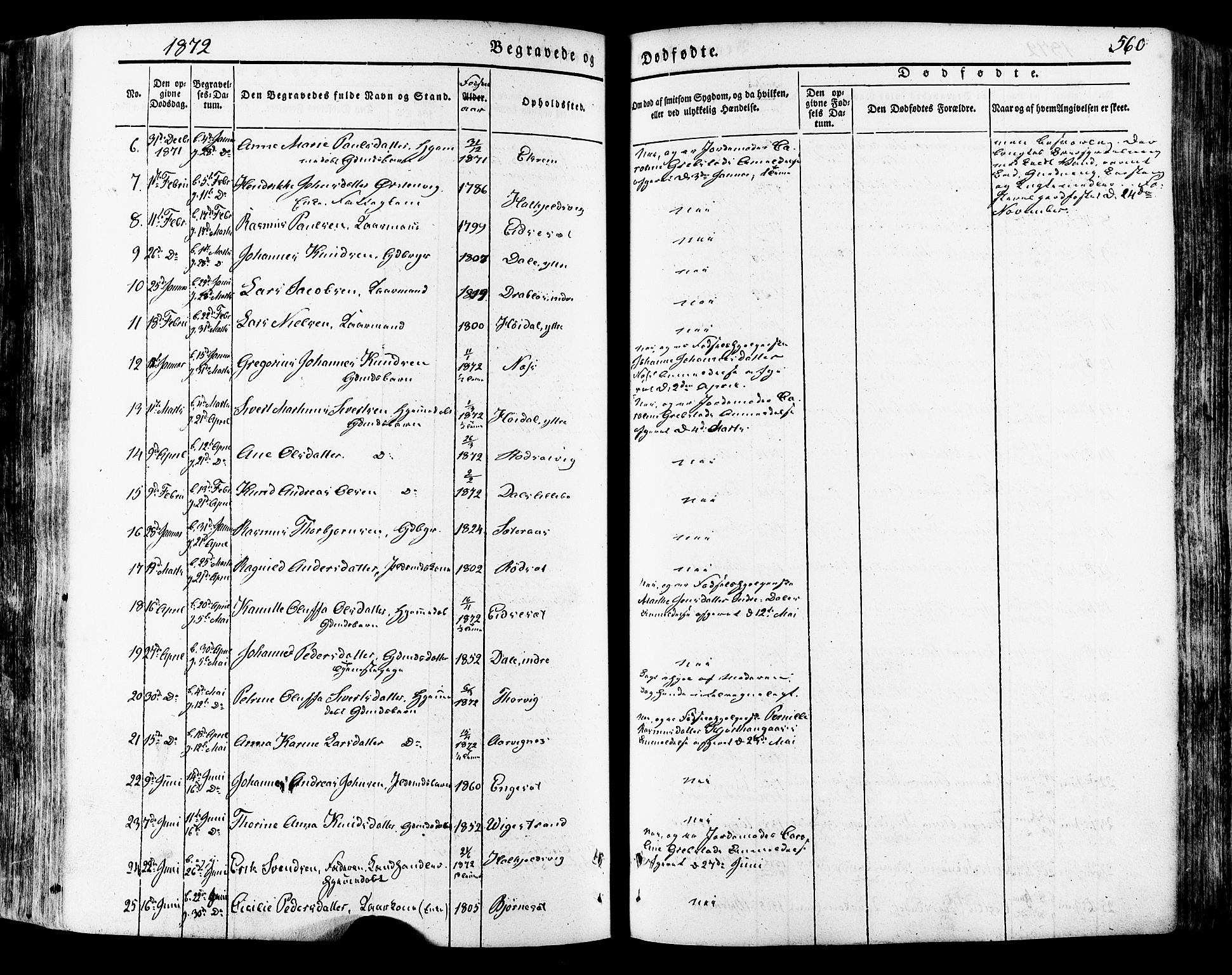 Ministerialprotokoller, klokkerbøker og fødselsregistre - Møre og Romsdal, SAT/A-1454/511/L0140: Parish register (official) no. 511A07, 1851-1878, p. 560